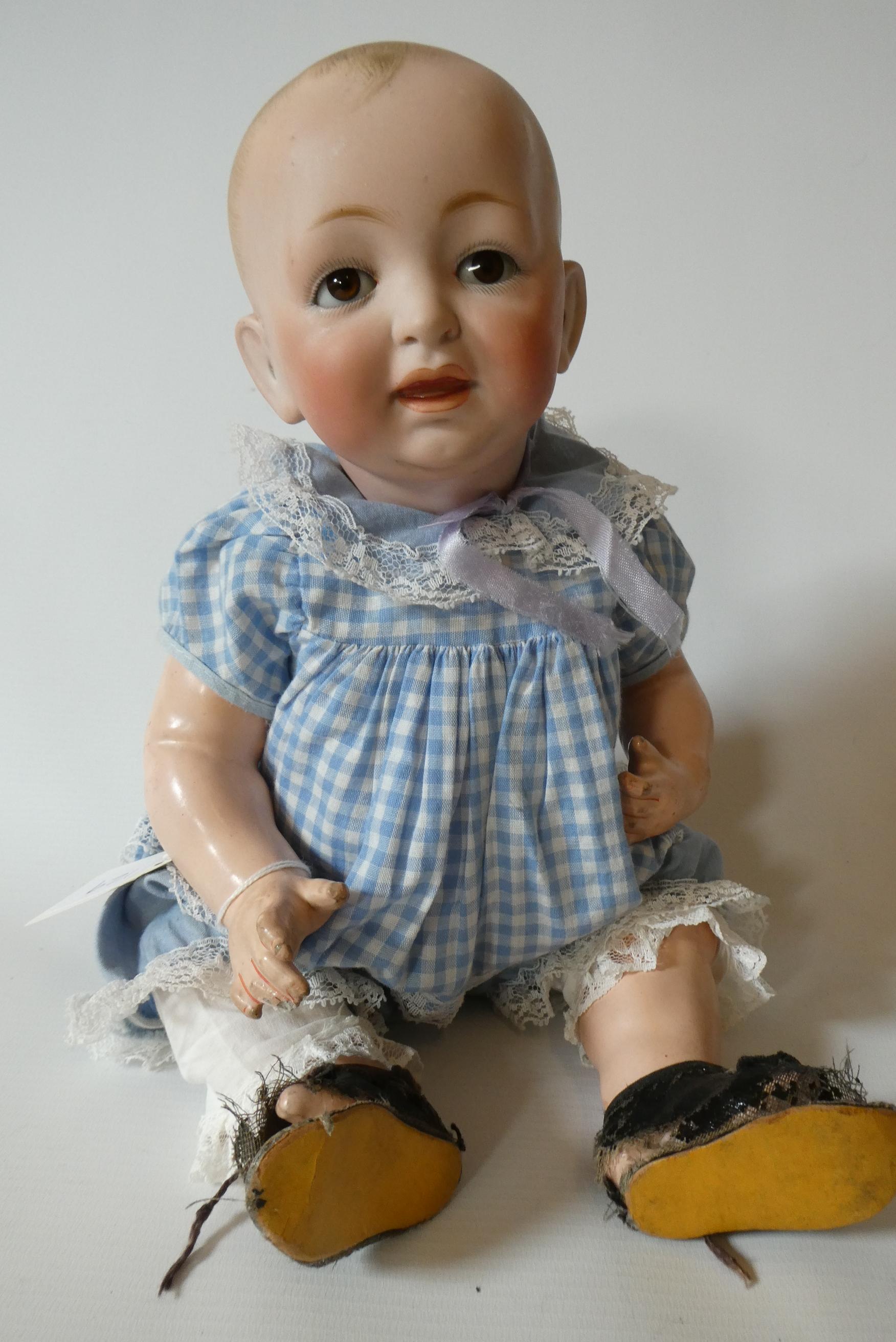 A Kestner bisque socket head character doll Image