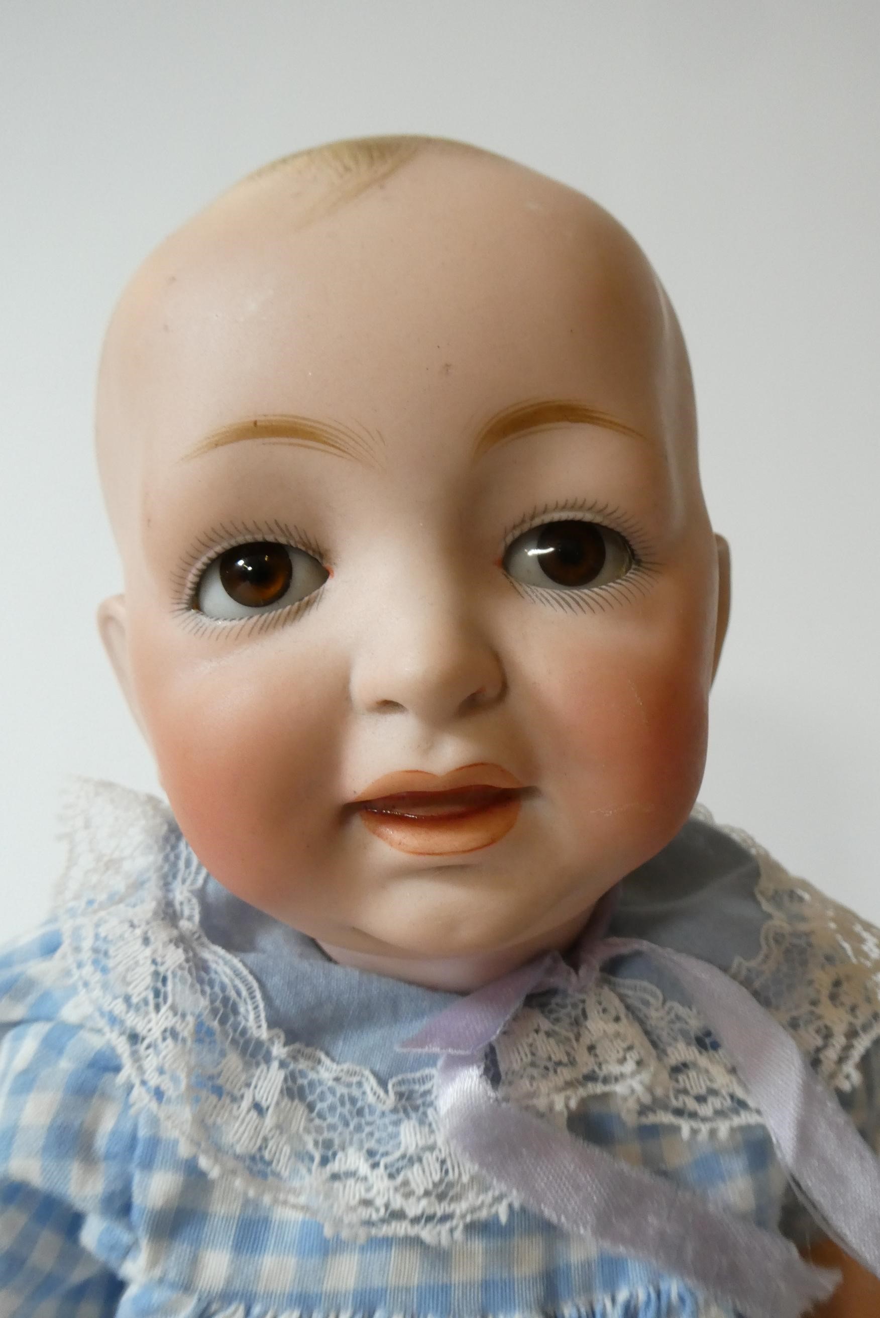 A Kestner bisque socket head character doll Image
