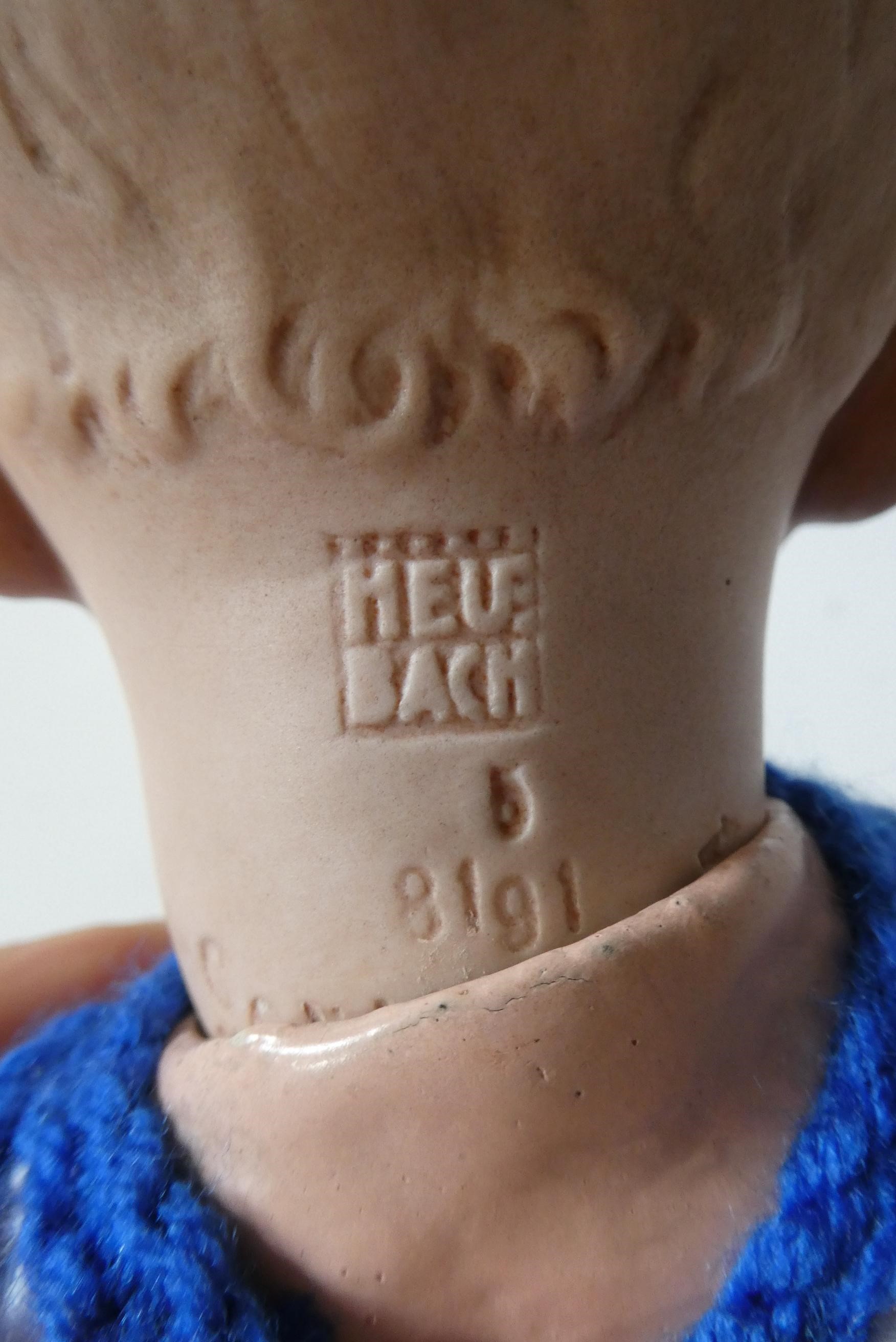A Heubach bisque socket head character doll Image