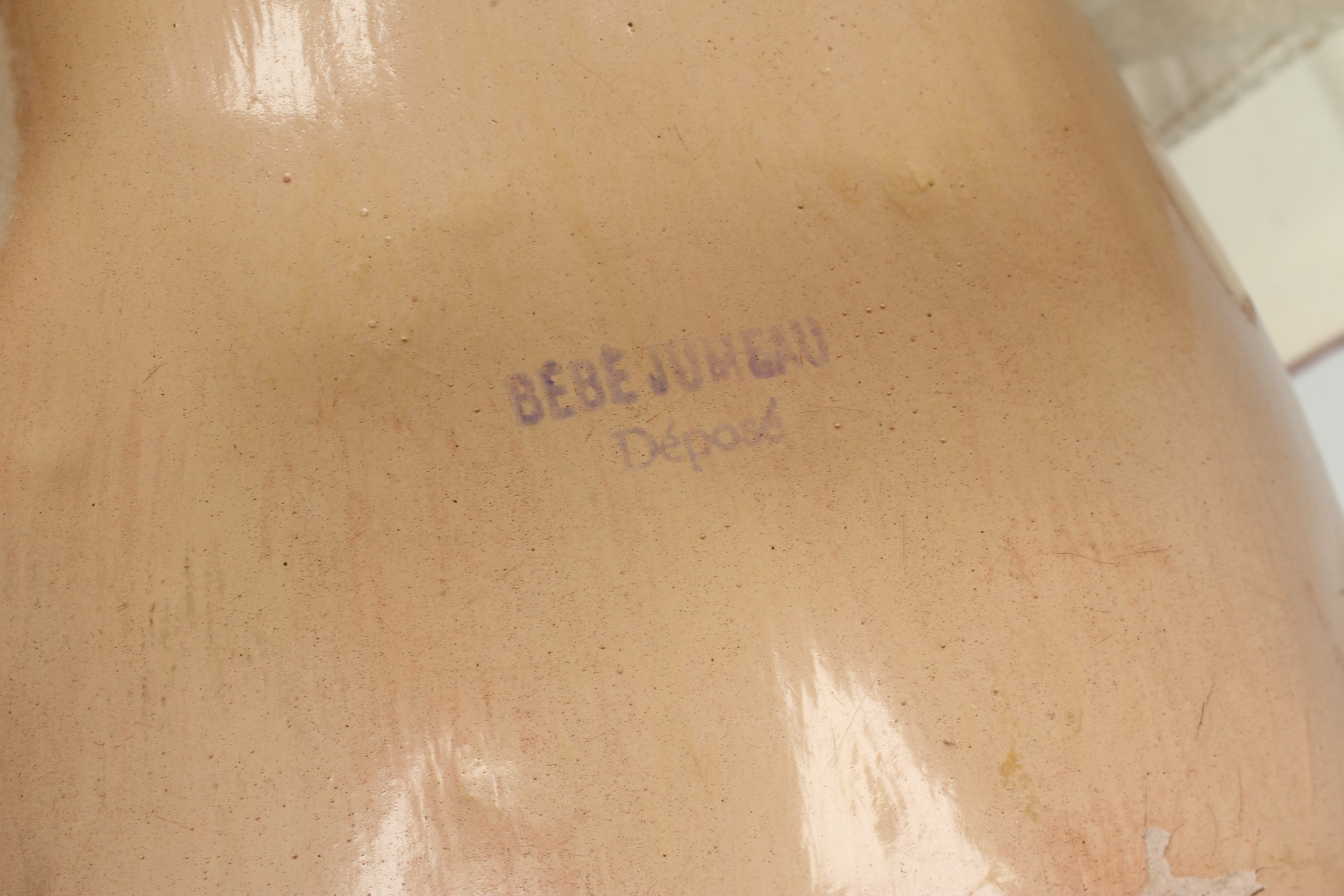 A Tete Jumeau bisque socket head doll Image