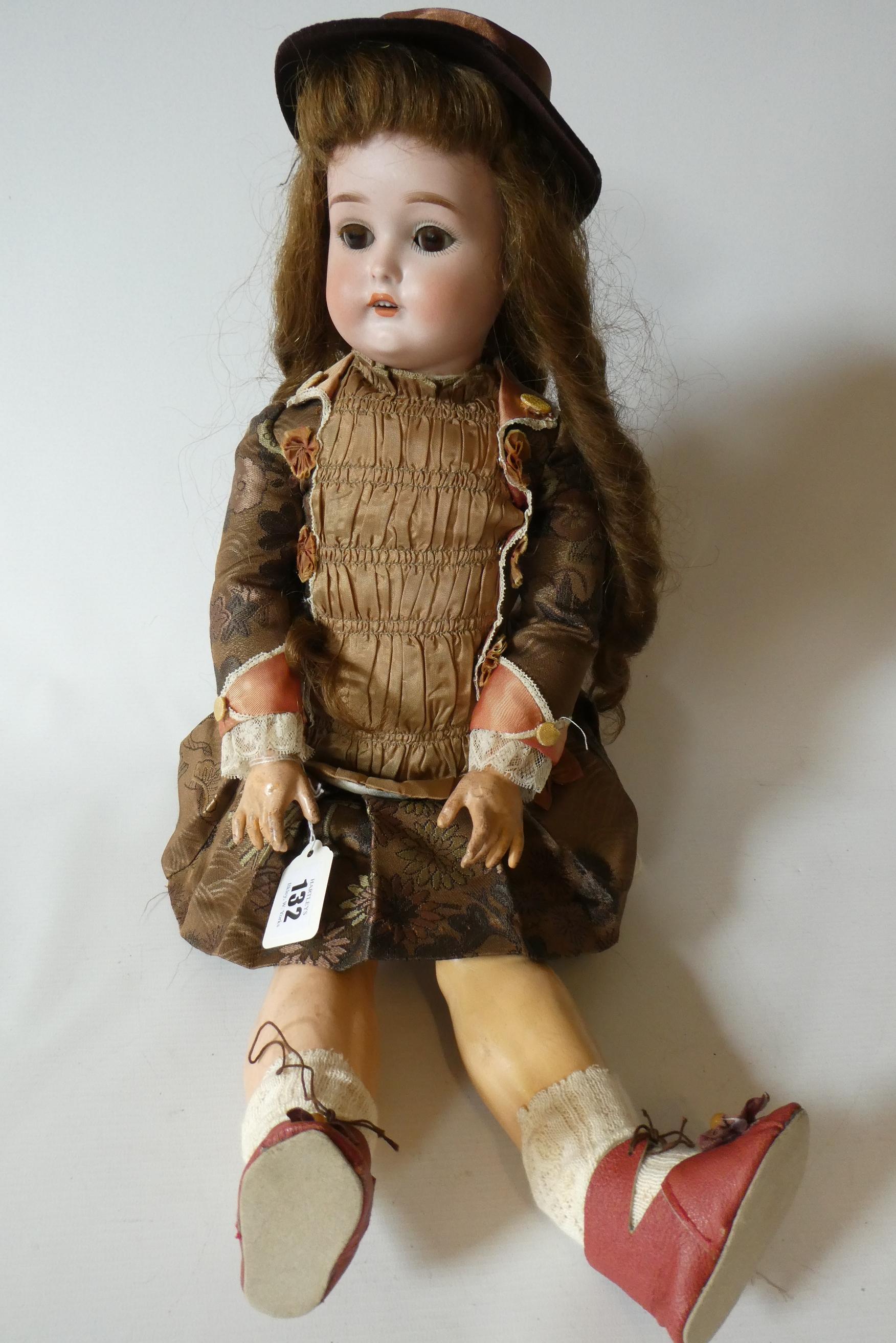 A Gans & Seyfarth bisque socket head doll Image