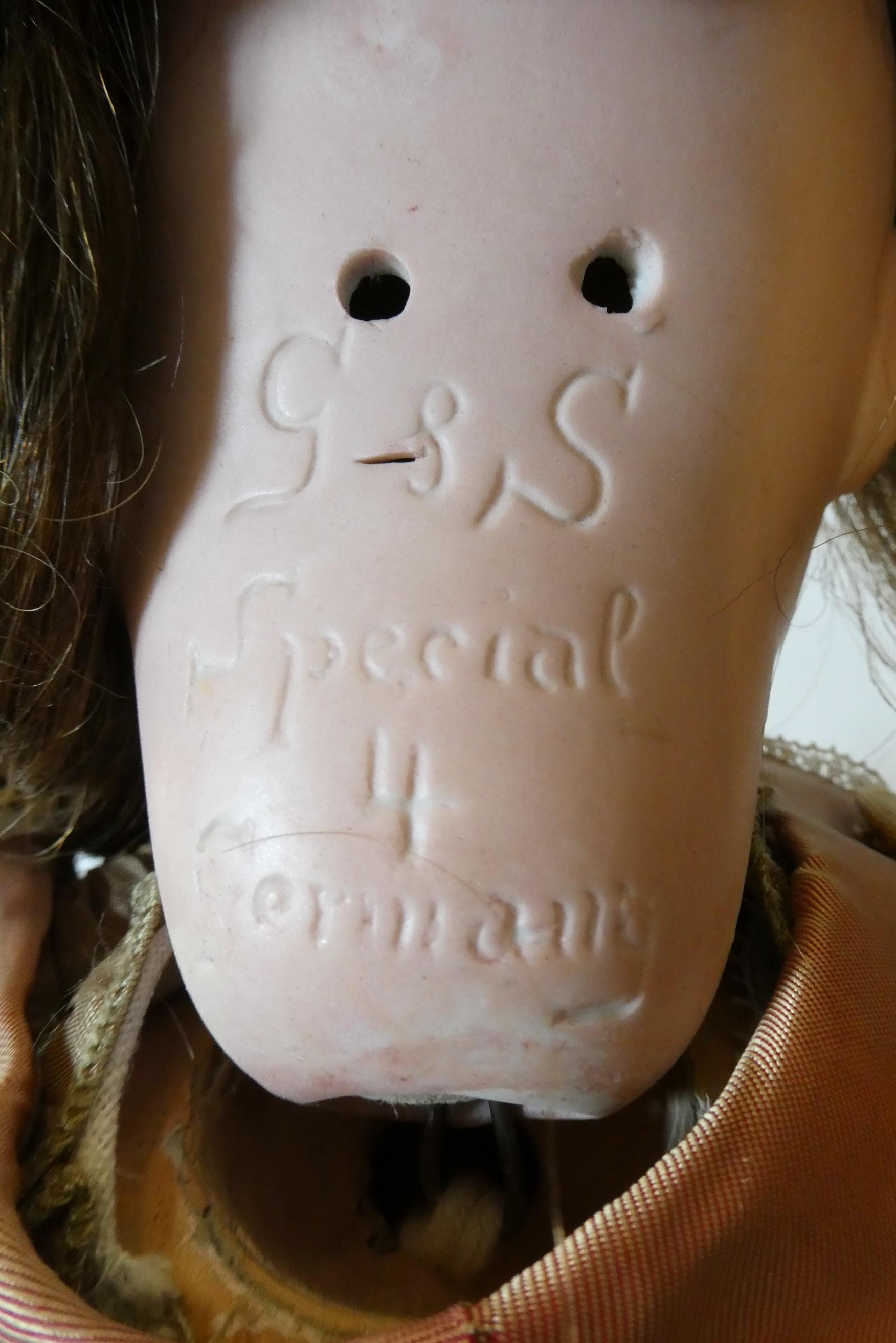 A Gans & Seyfarth bisque socket head doll Image
