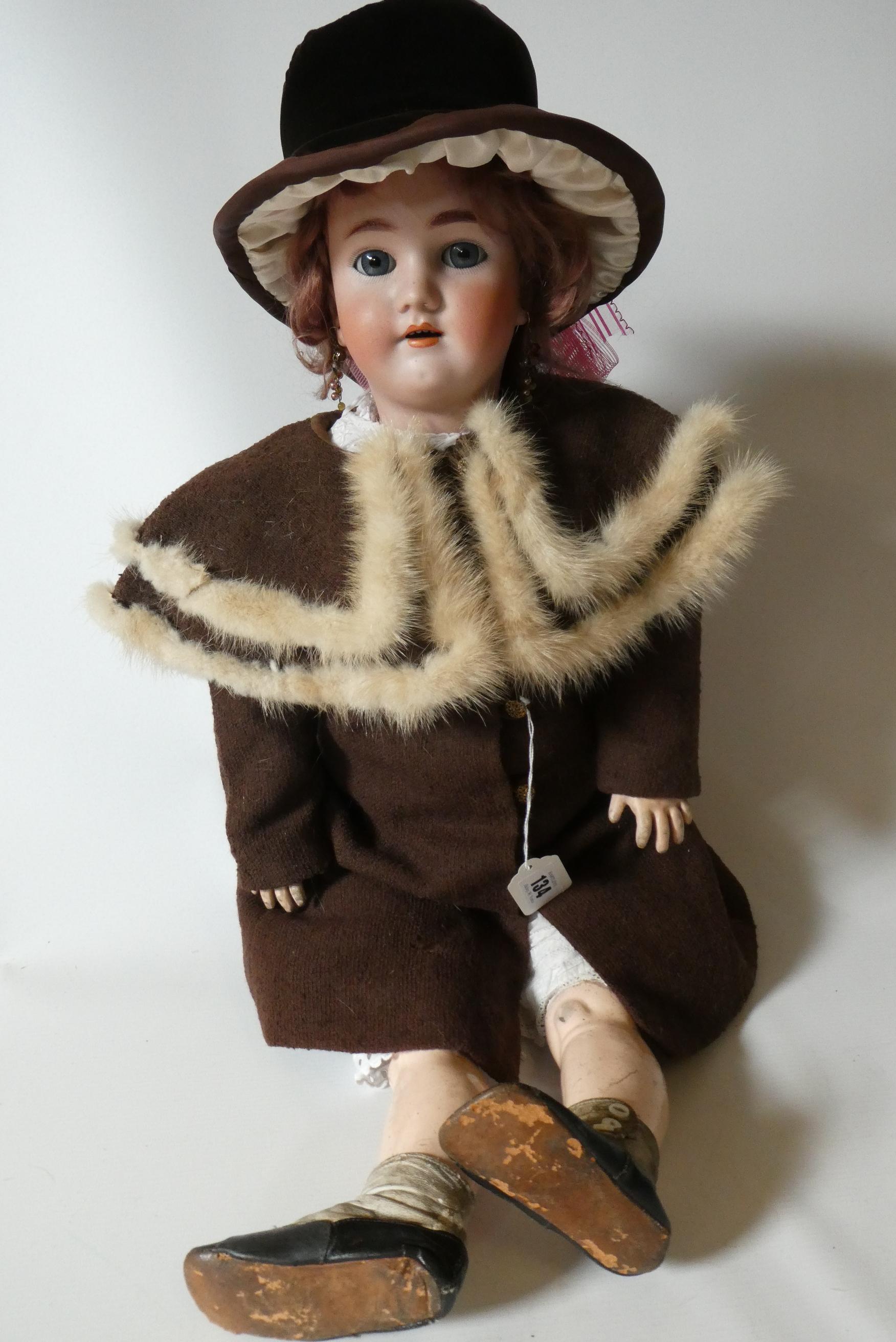 A Max Handwerck Halbig bisque socket head doll Image