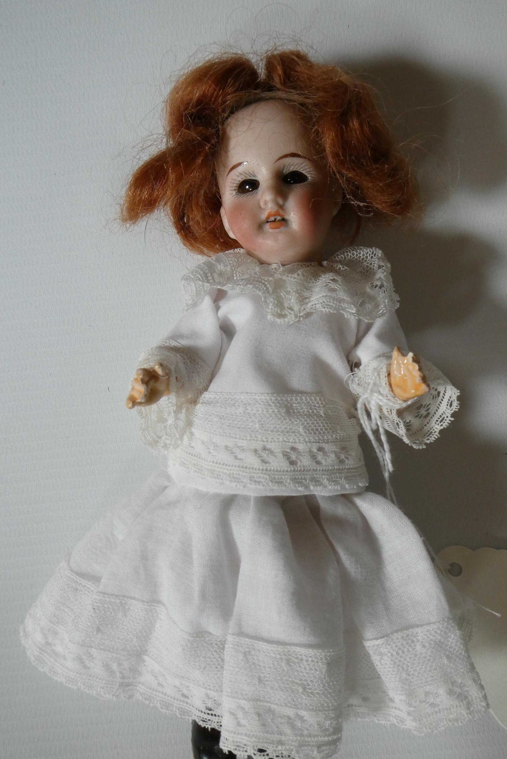 A Henri Rostal bisque socket head doll Image