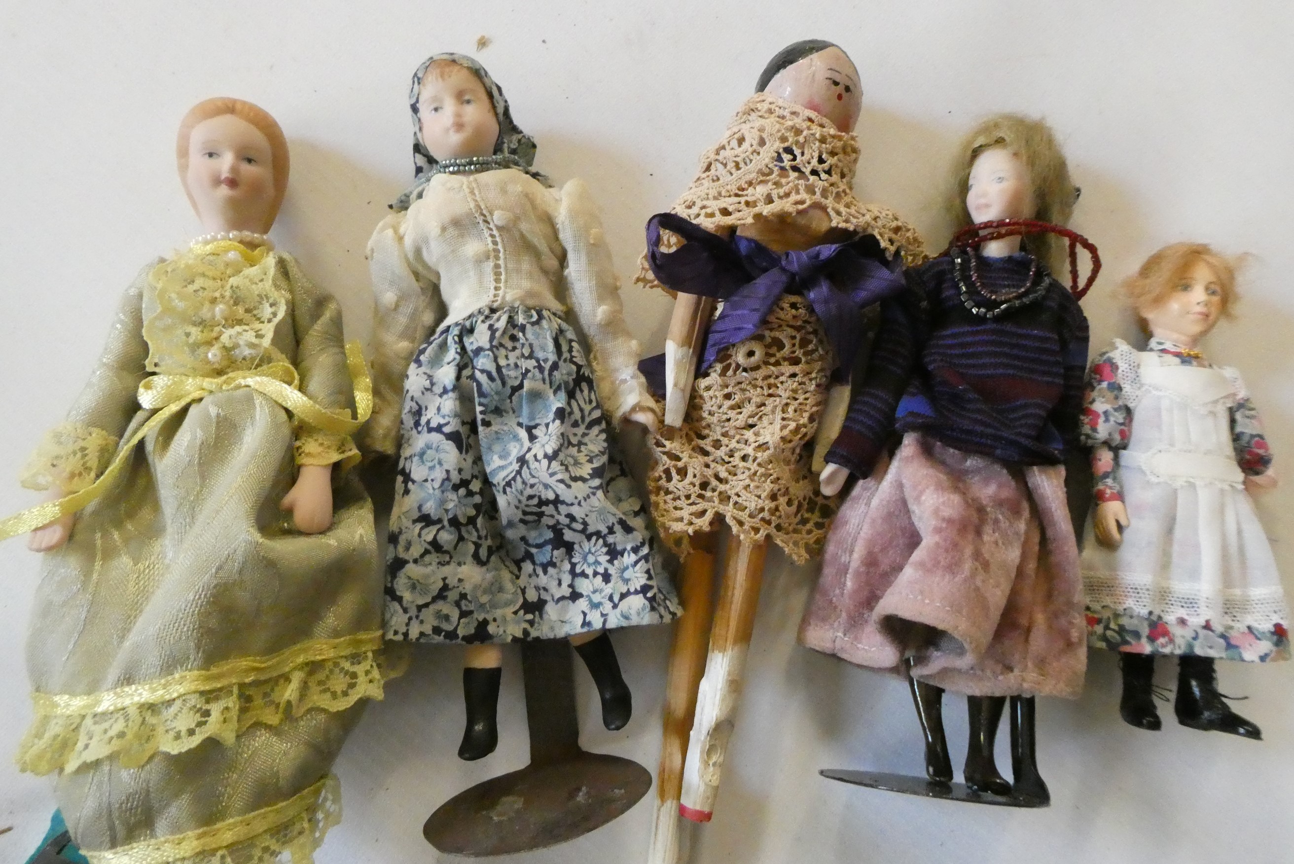 A doll's house and contents fitted as an antiques centre Image