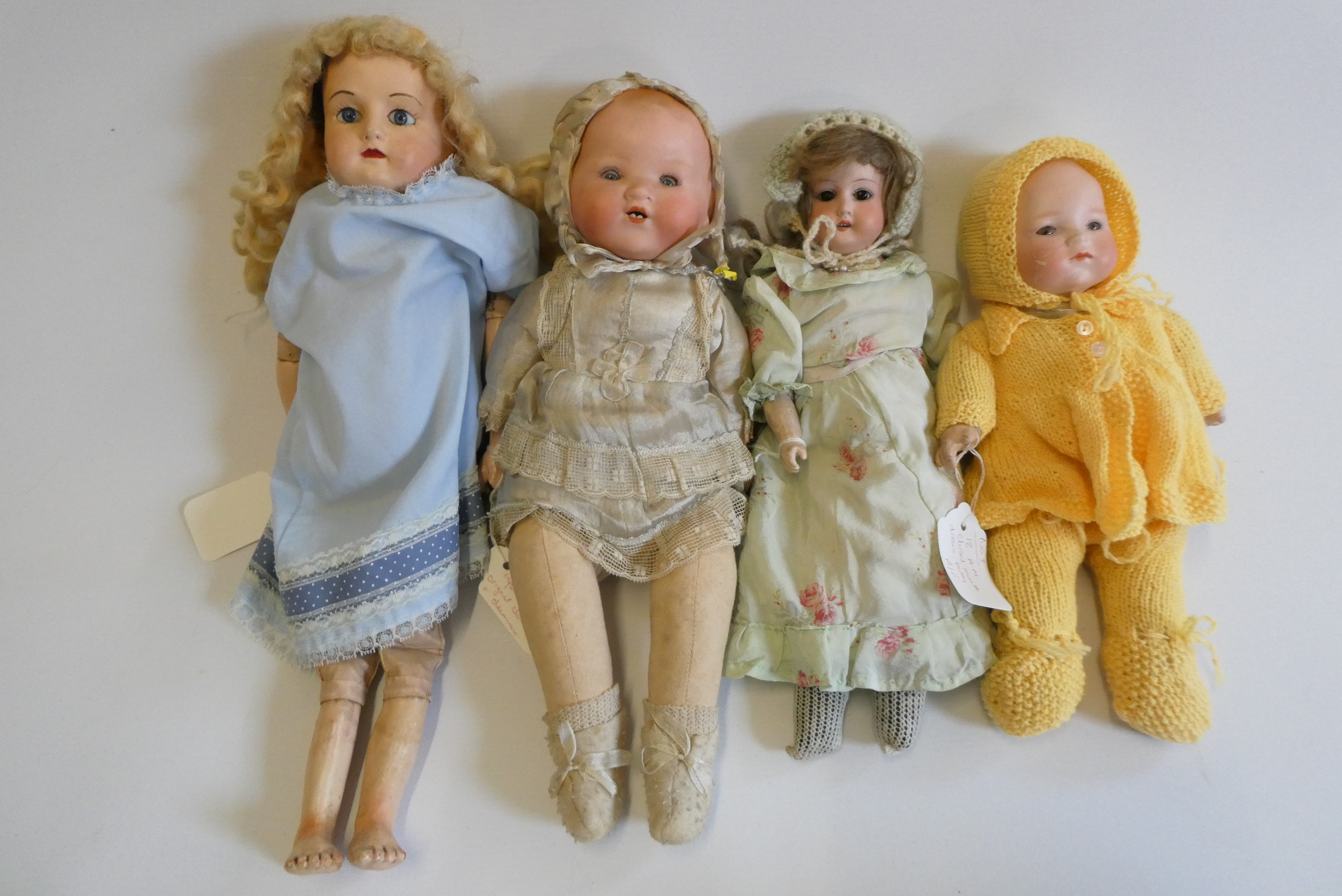 Four vintage dolls Image