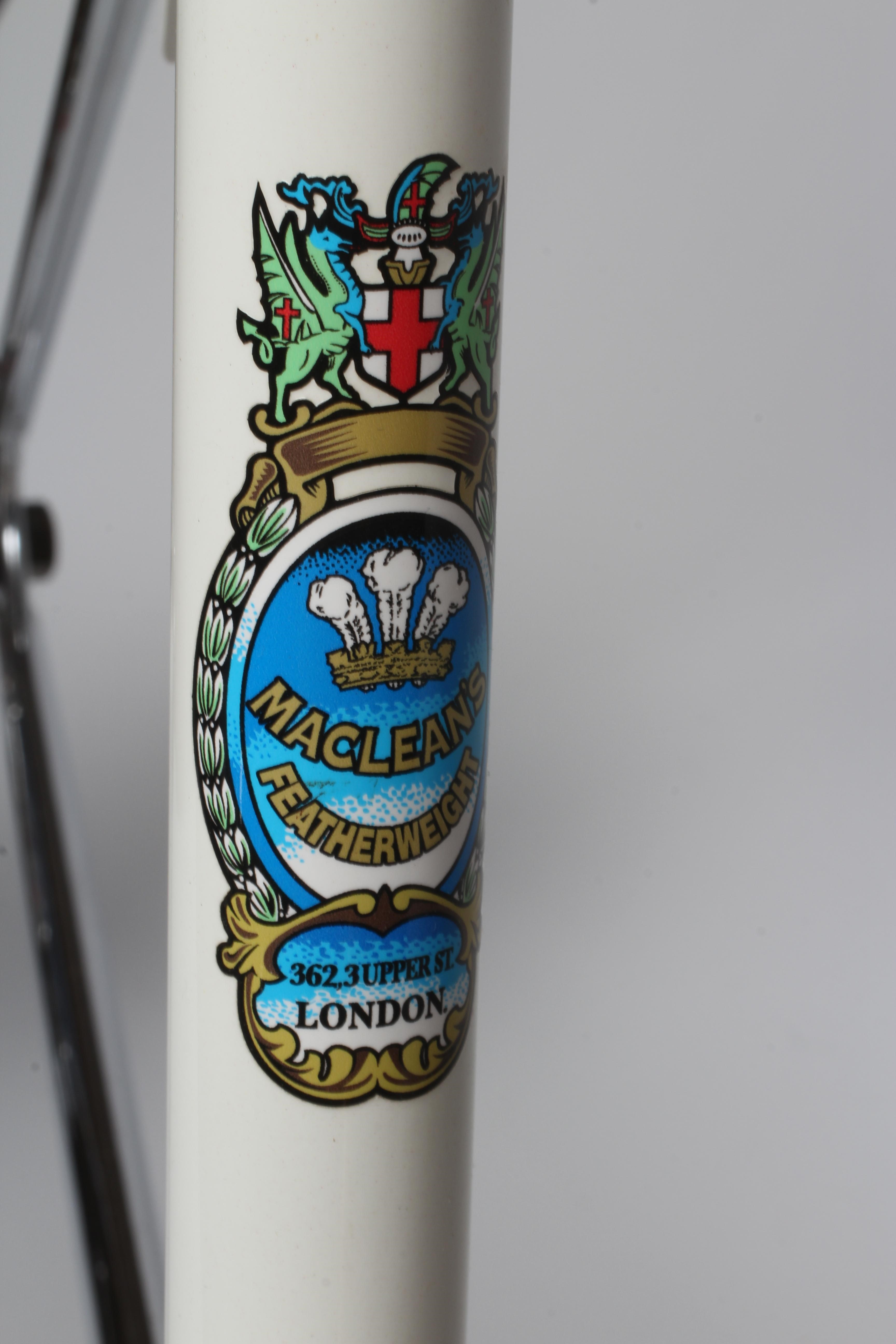 A Maclean Featherweight gents sports bicycle, in refurbished and excellent condition, with Alan Image