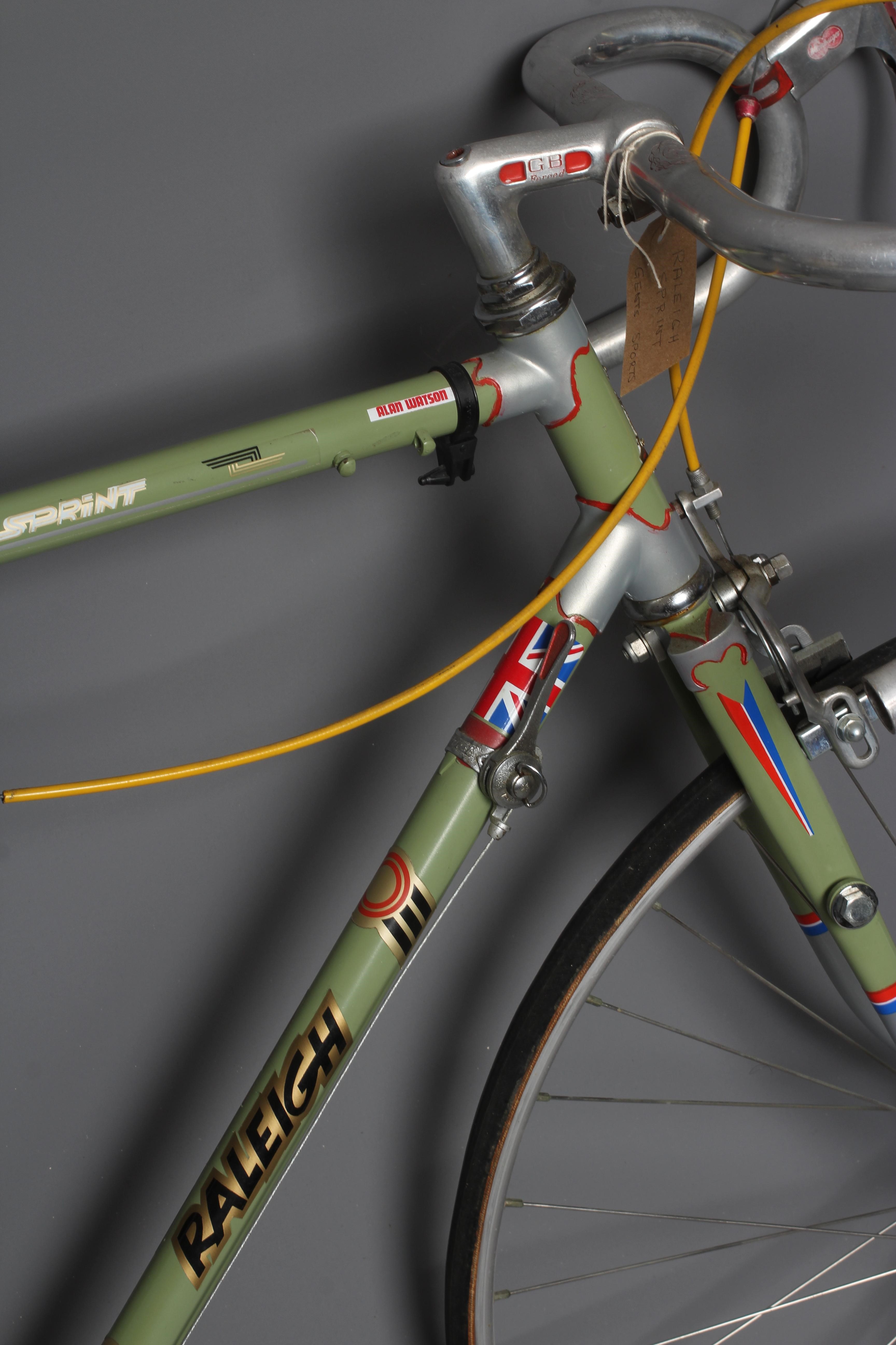 A Raleigh 1950's "SPRINT" gents sports bicycle, in refurbished condition, 25 1/4" rim diameter, with Image