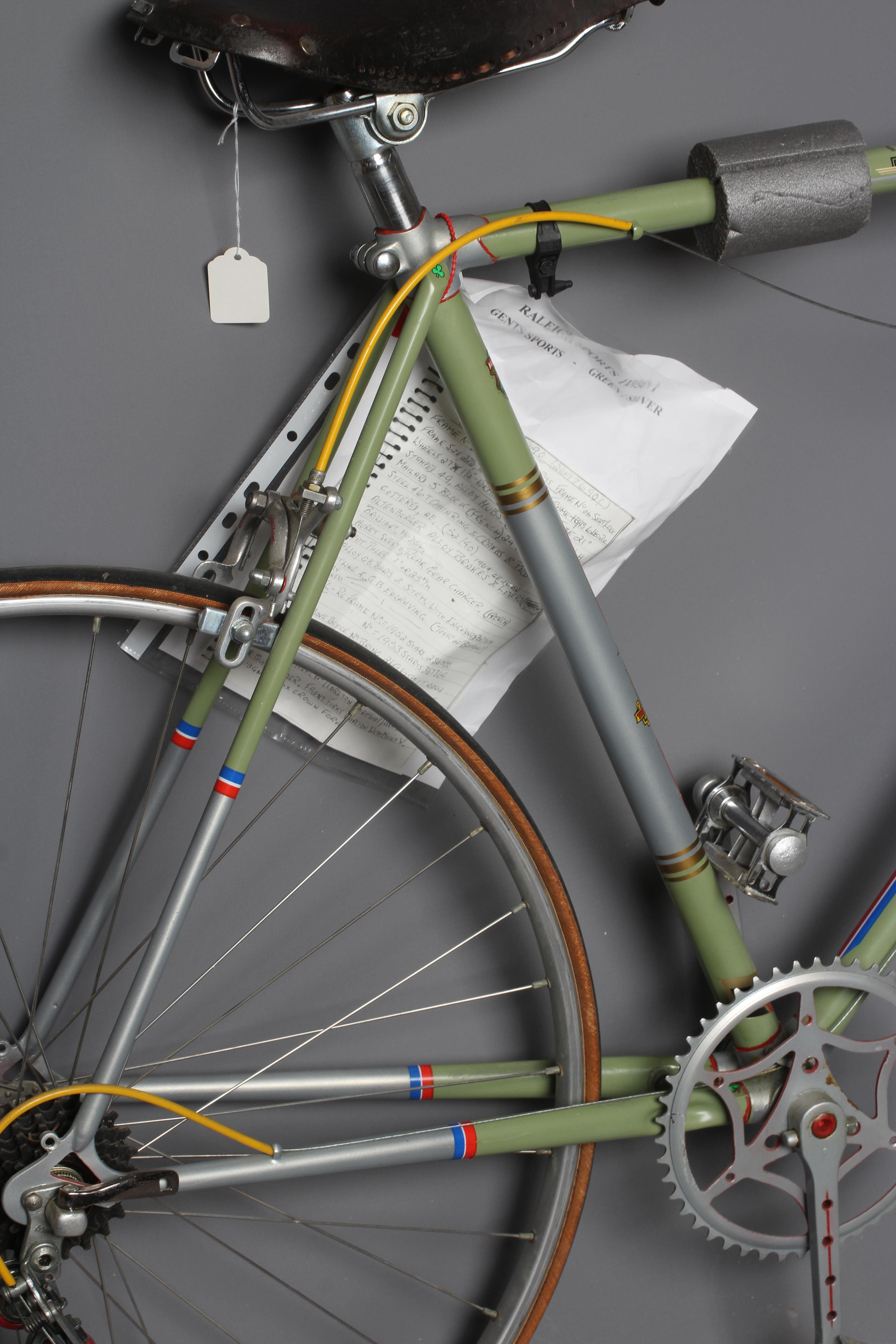 A Raleigh 1950's "SPRINT" gents sports bicycle, in refurbished condition, 25 1/4" rim diameter, with Image