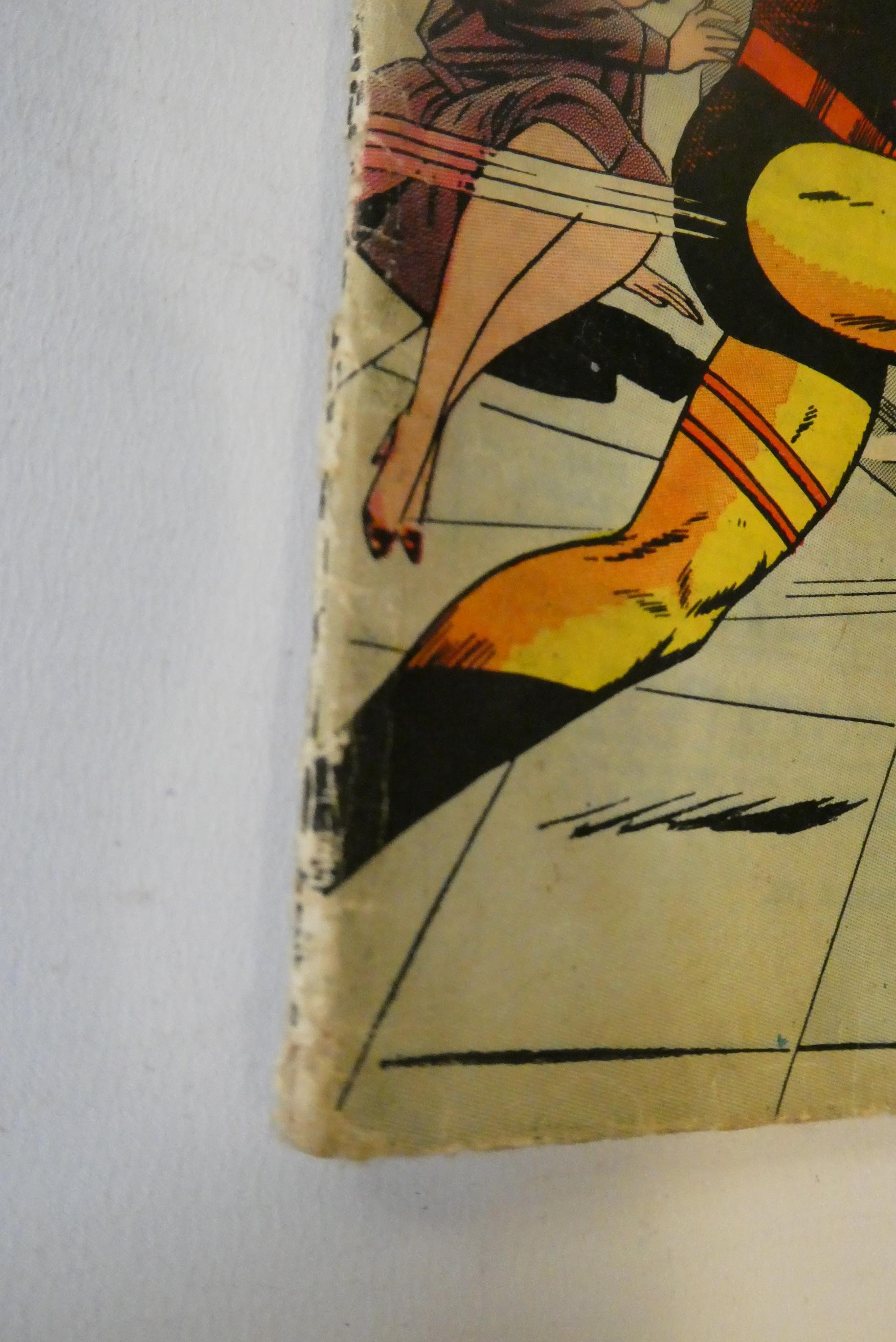 Marvel's Daredevil No.3, priced 9d, with The Owl, used condition, creasing present, minor loss to Image