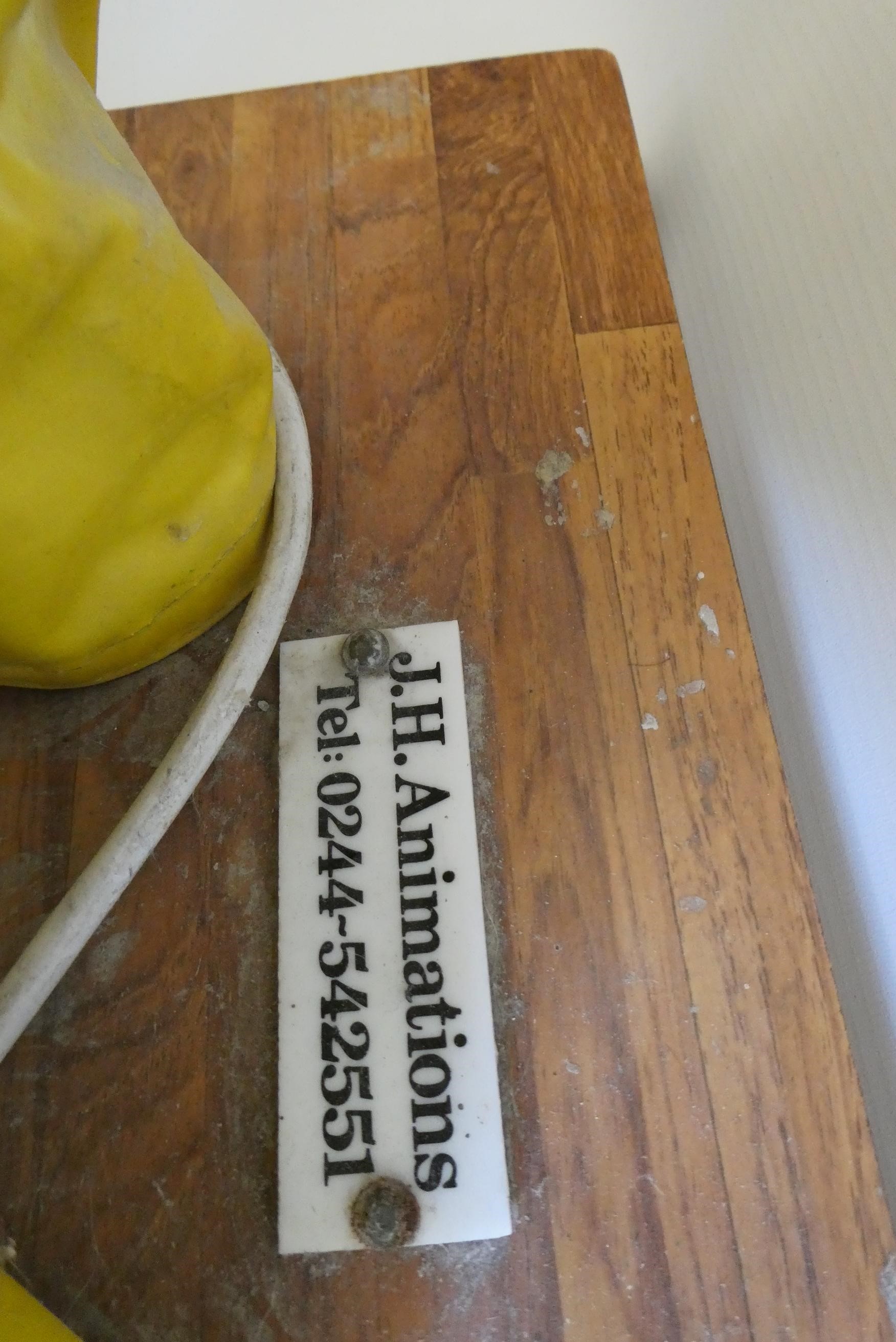 A J. H. Animations automaton of a fisherman with composite hands and face Image