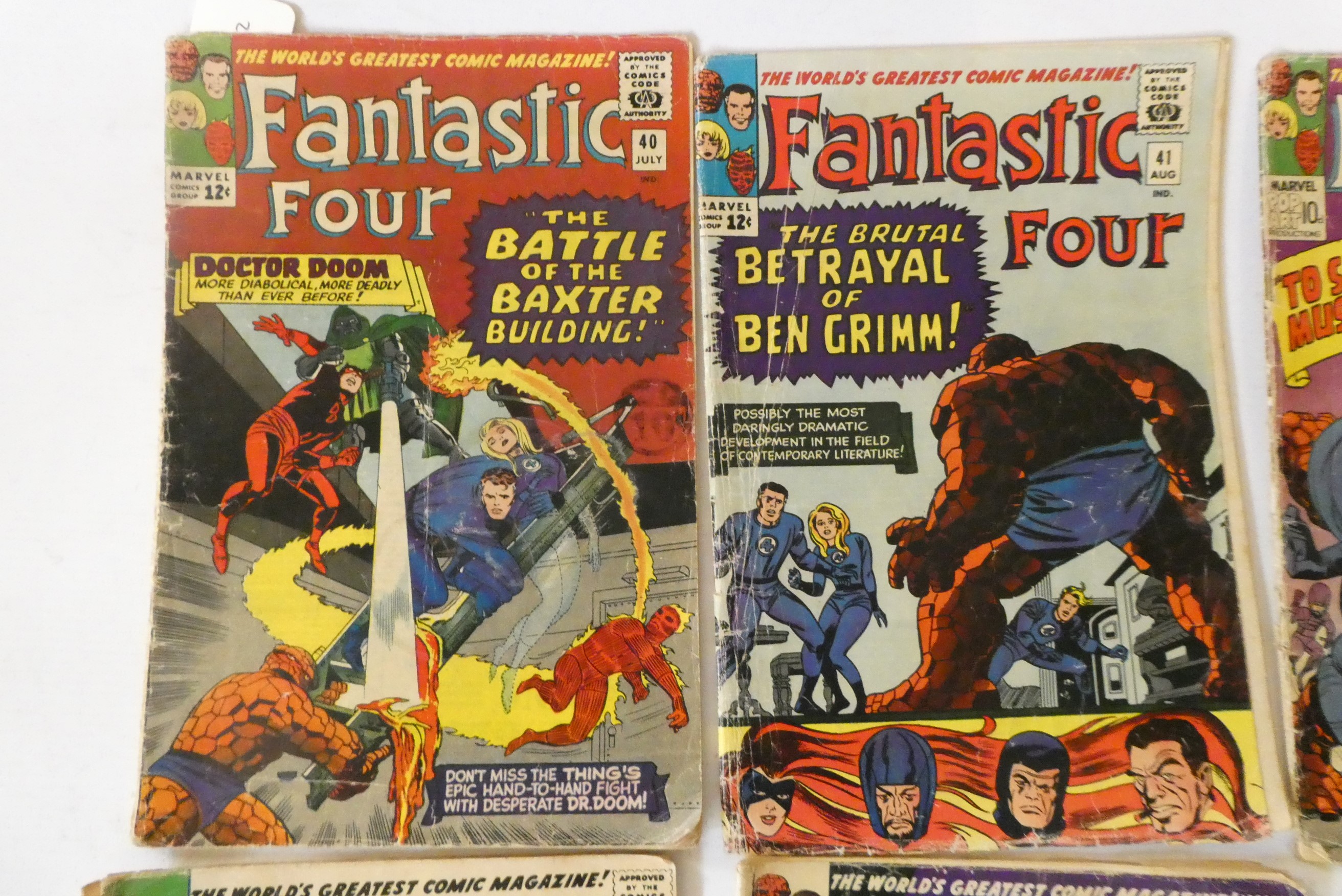 Marvel's Fantastic Four no. 40 - 49 inclusive Image