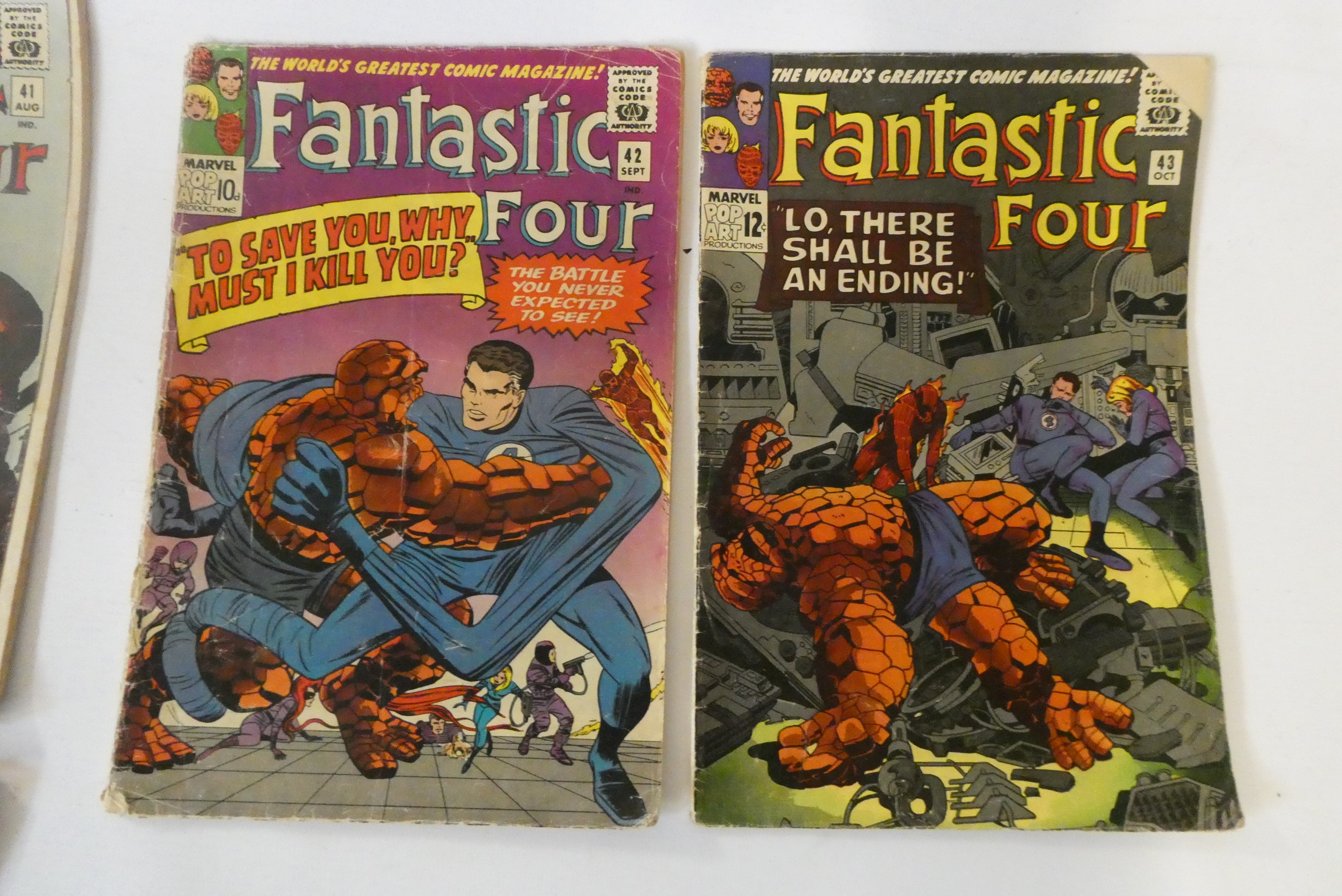 Marvel's Fantastic Four no. 40 - 49 inclusive Image