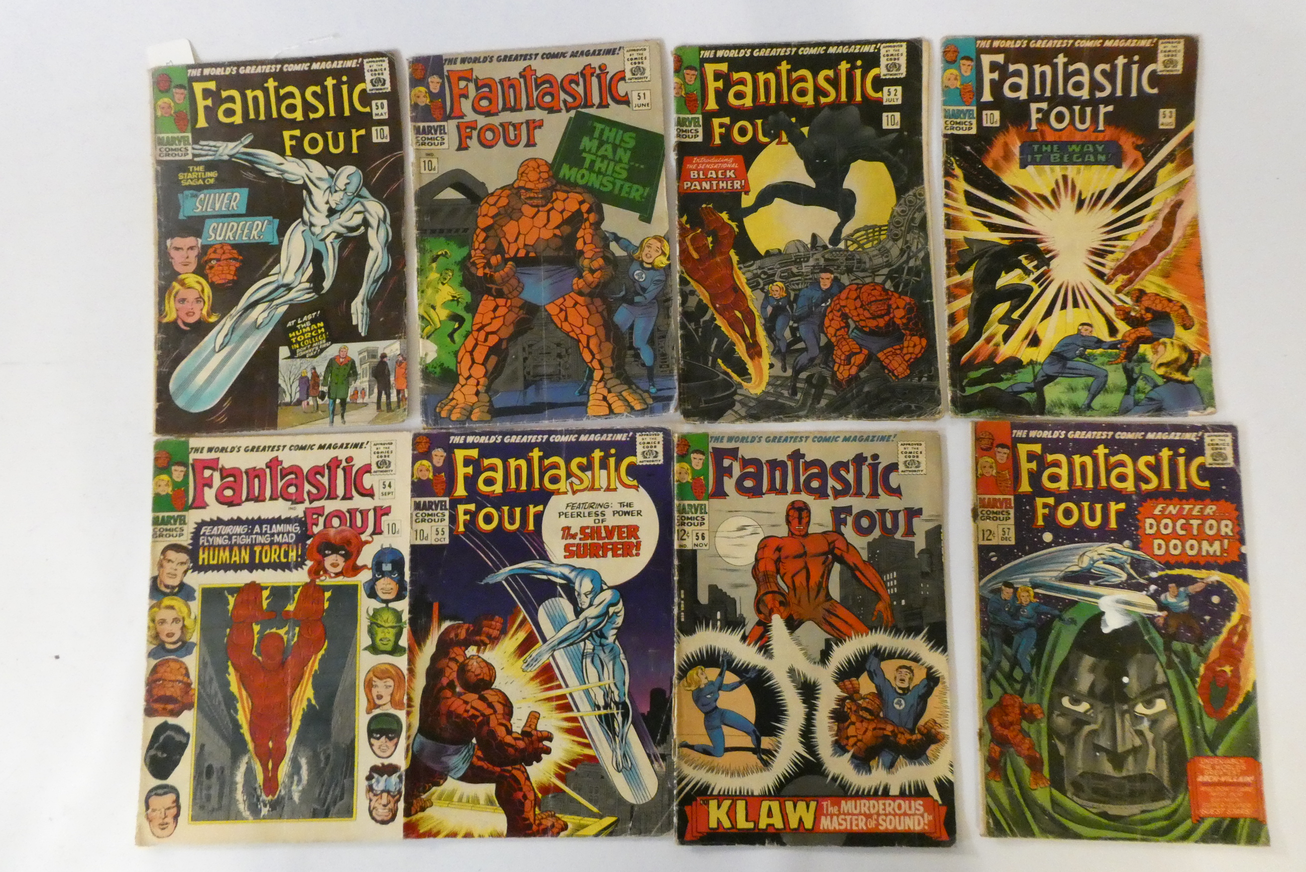 Marvel's Fantastic Four no. 50 - 63 inclusive Image