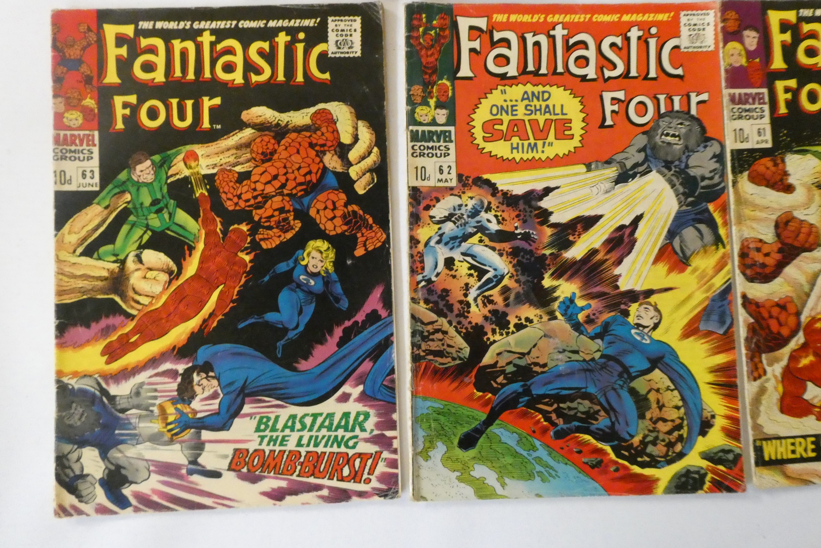 Marvel's Fantastic Four no. 50 - 63 inclusive Image