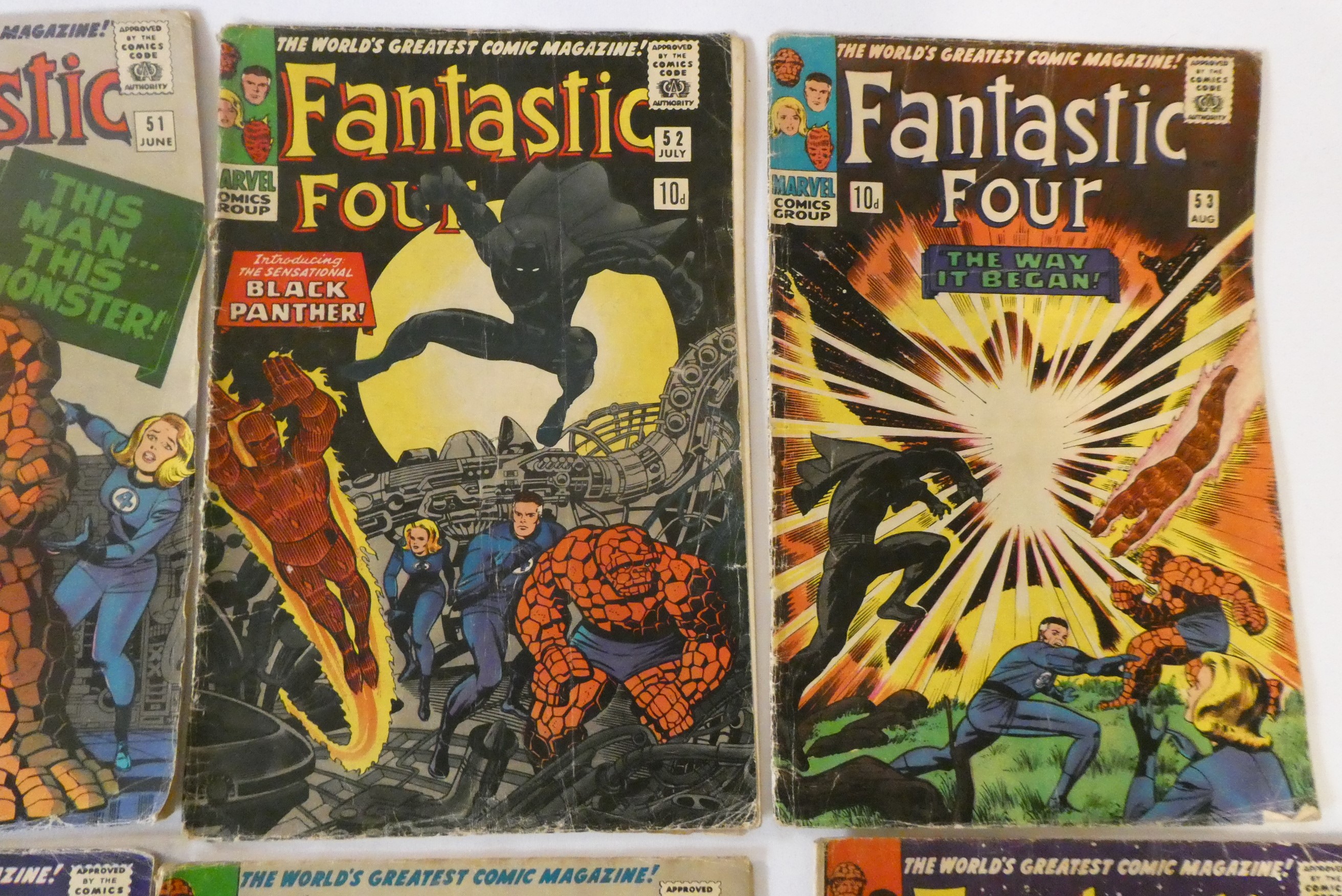 Marvel's Fantastic Four no. 50 - 63 inclusive Image