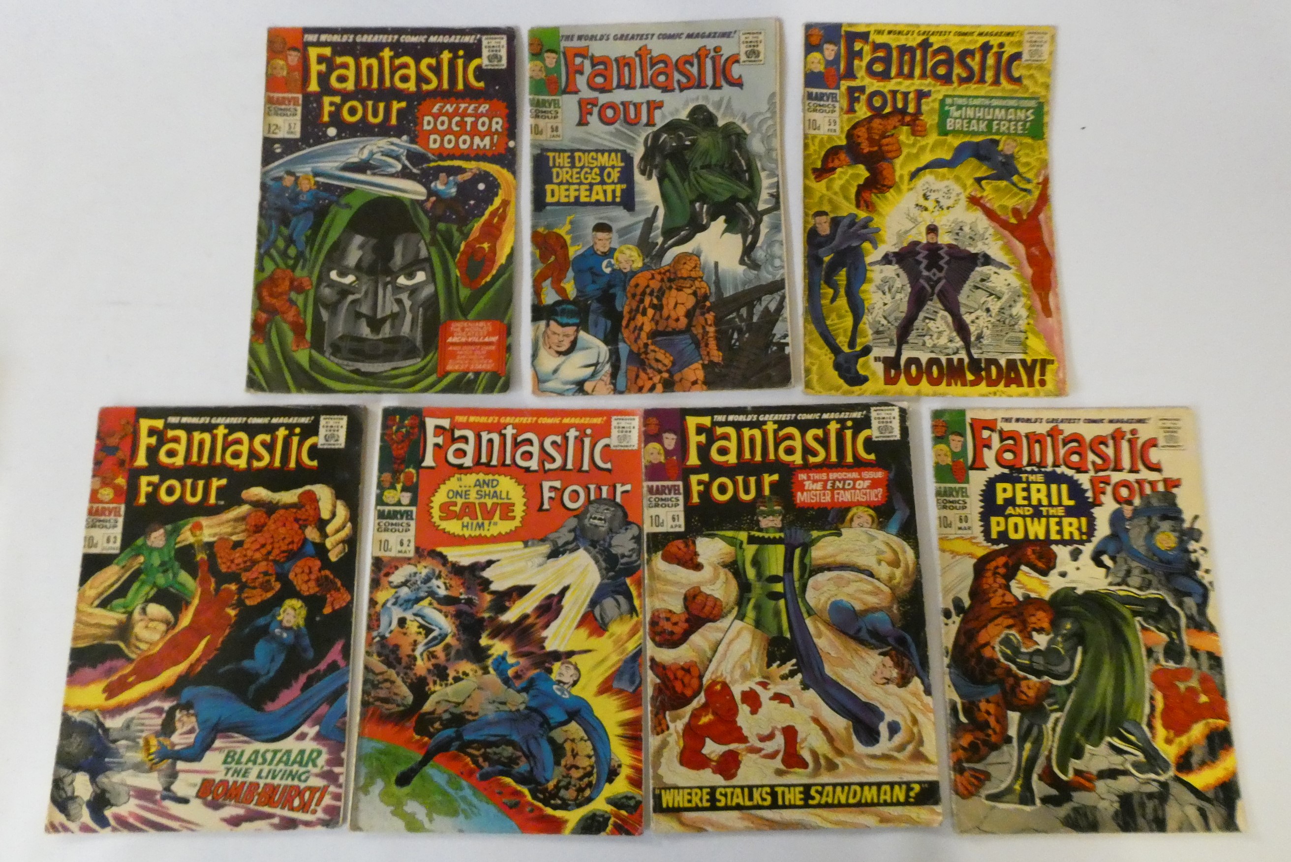 Marvel's Fantastic Four no. 50 - 63 inclusive Image