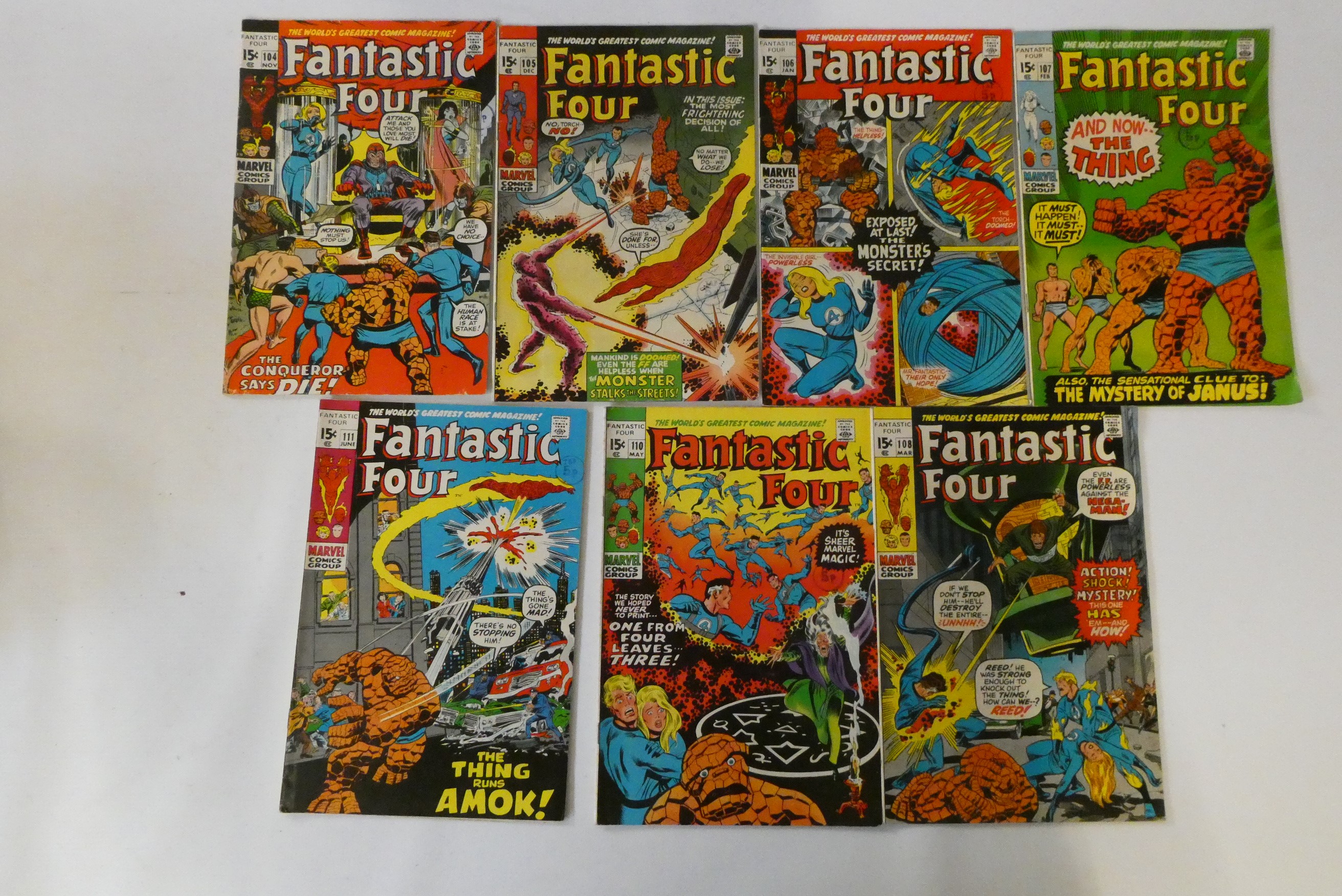 Marvel's Fantastic Four no.96-108 Image