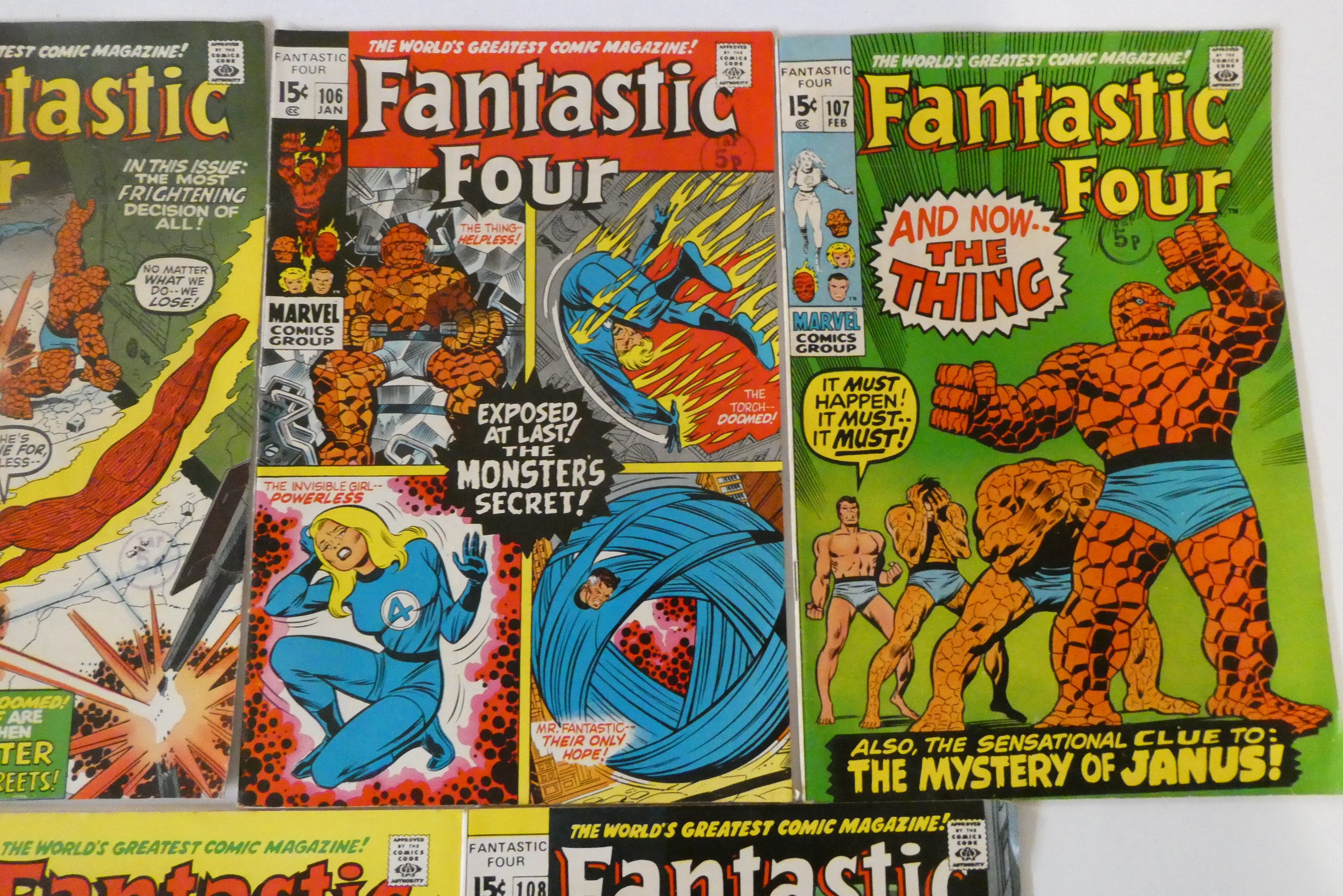 Marvel's Fantastic Four no.96-108 Image