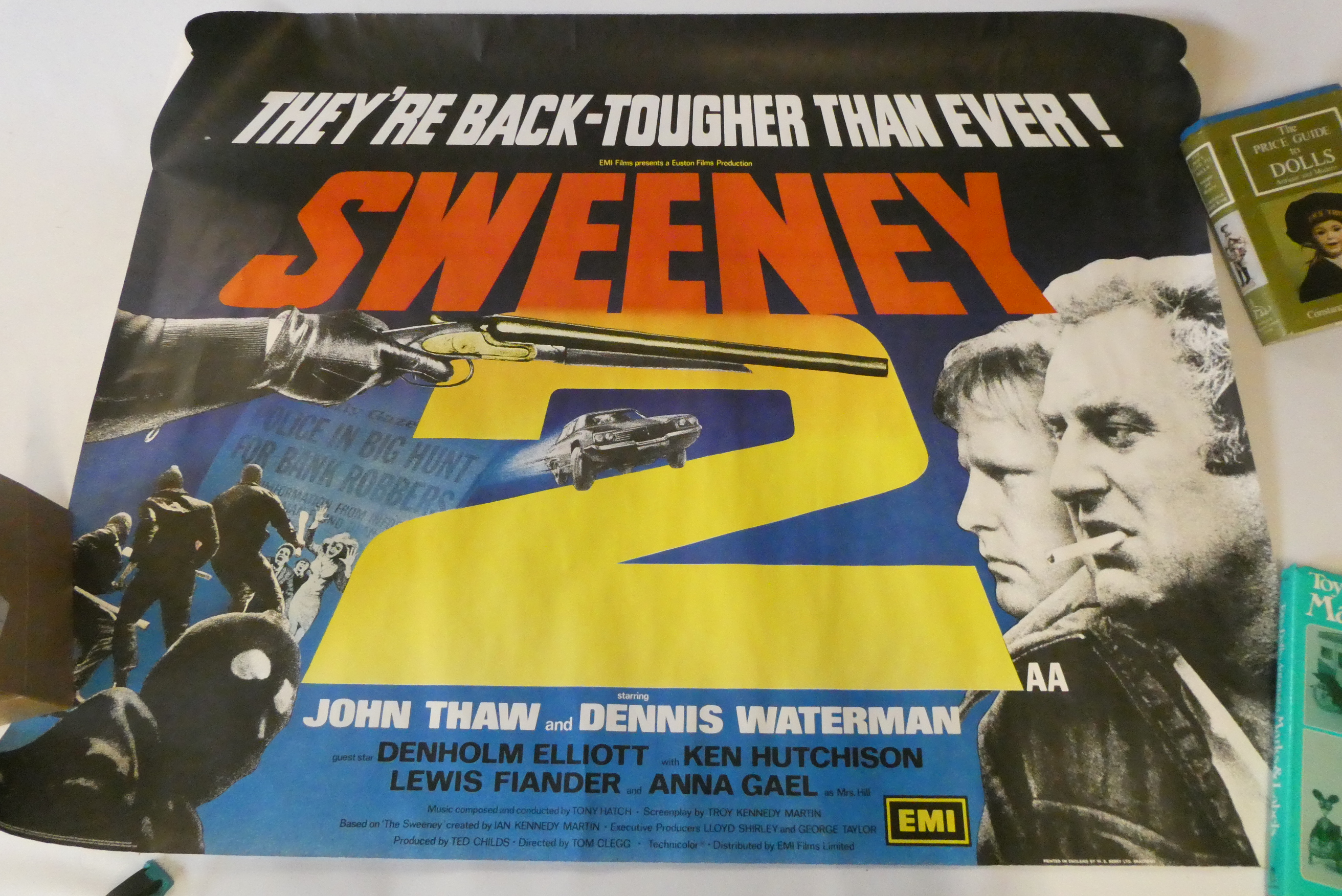 Sweeney 2 film EMI poster, good, rolled up with minor creasing, some minor foxing and small edge Image