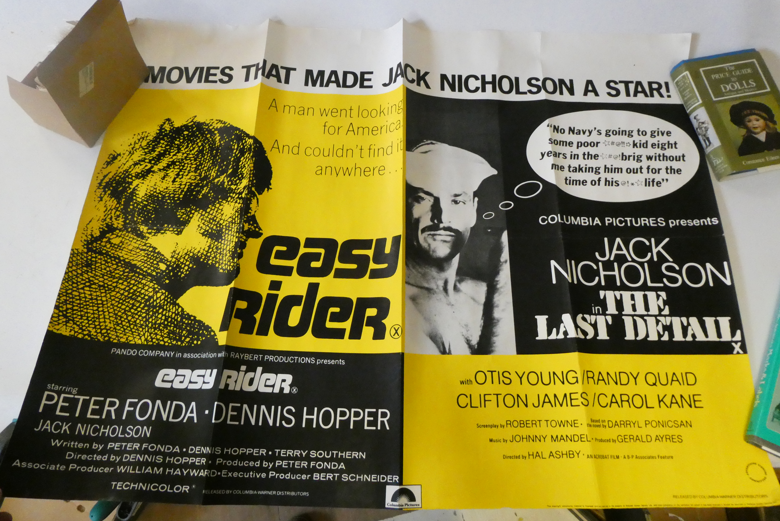 Easy Rider and The Last Detail Columbia poster for Jack Nicholson Image