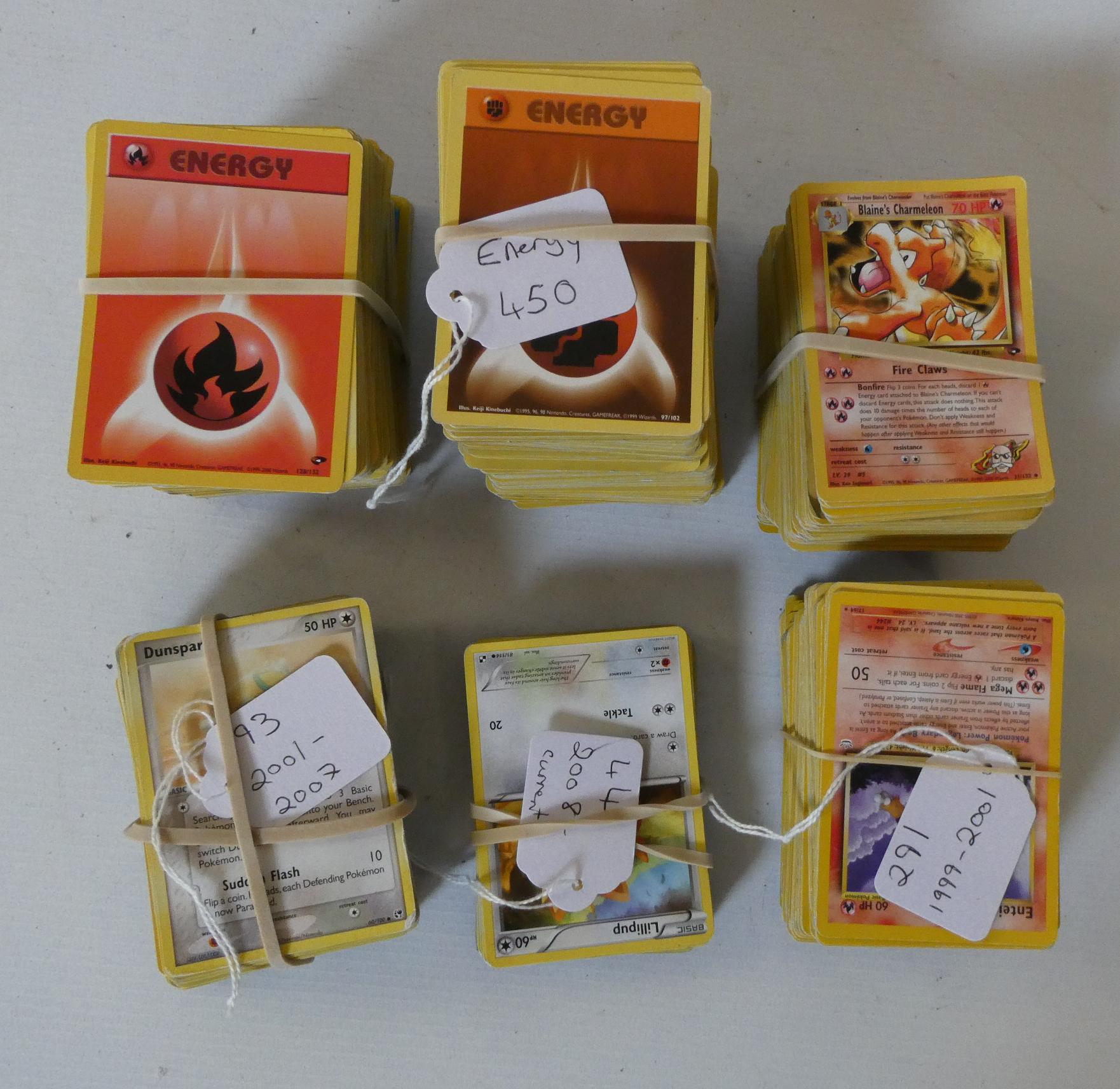 Pokemon Gaming cards comprising 450 Energy cards Image