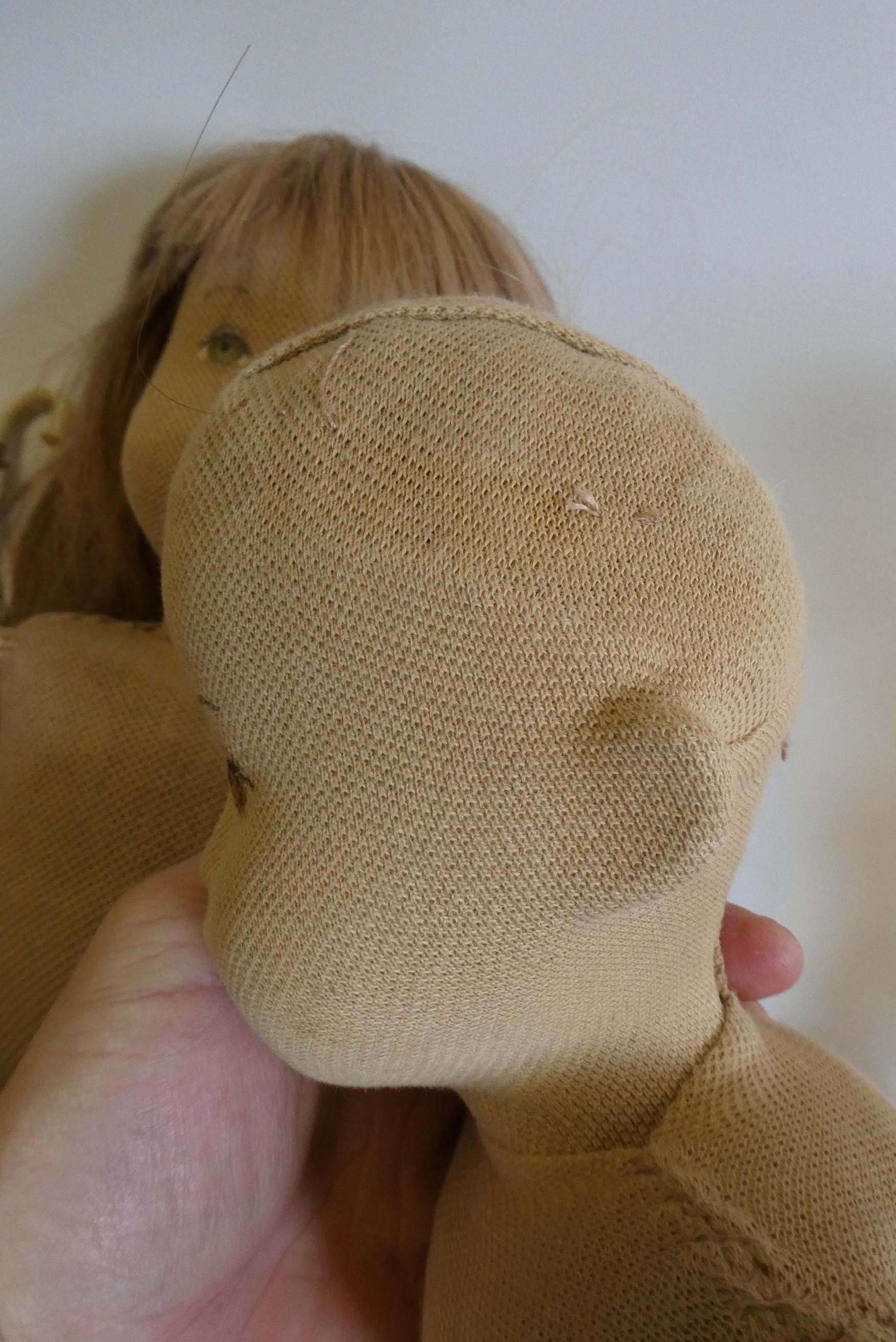 Two vintage Sasha type course dolls Image