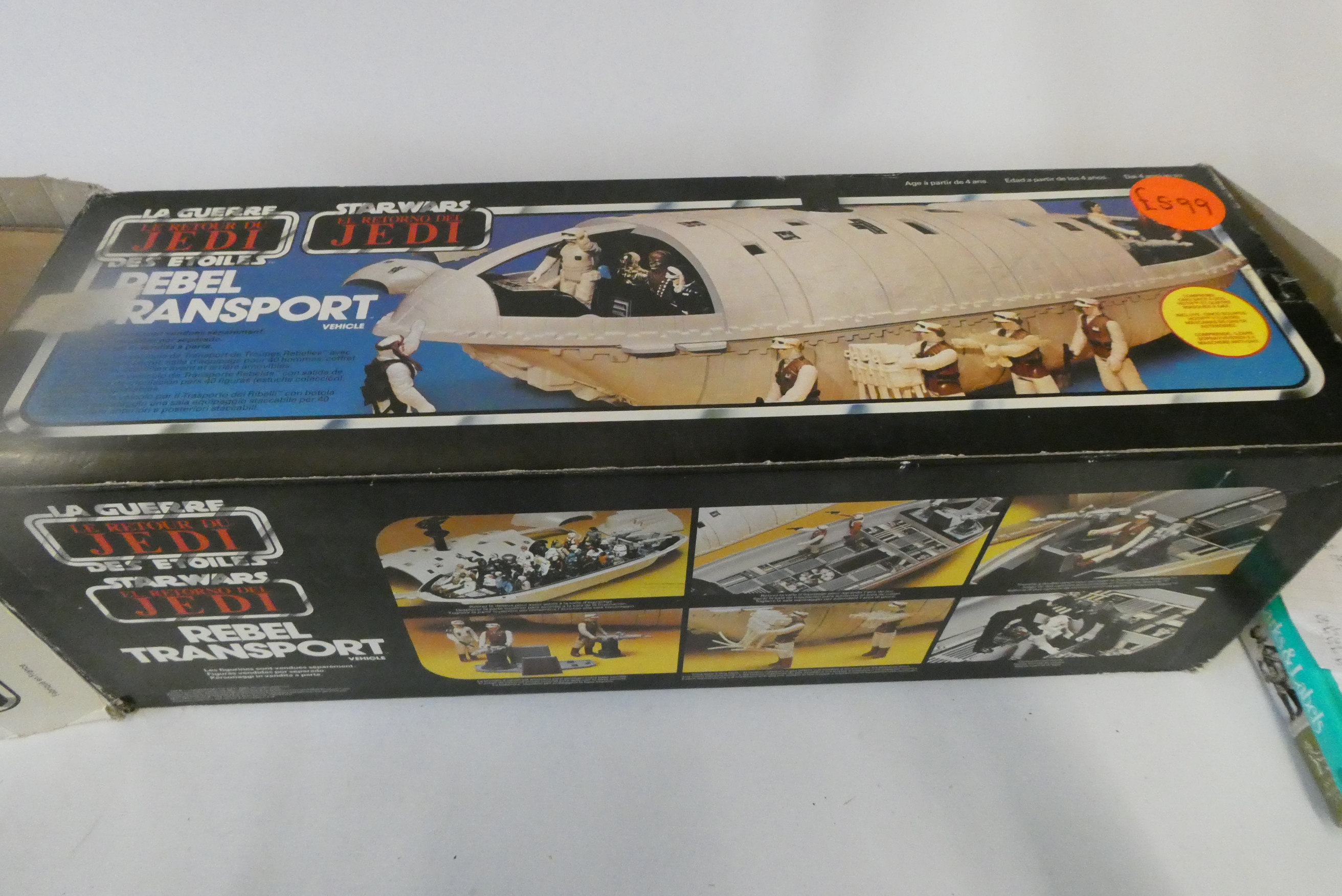 Star Wars return of the Jedi transport vehicle, model good, box fair (Est. plus 24% premium inc. Image