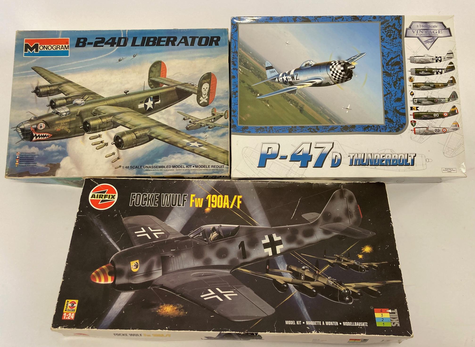 Three model aircraft Kits, Image