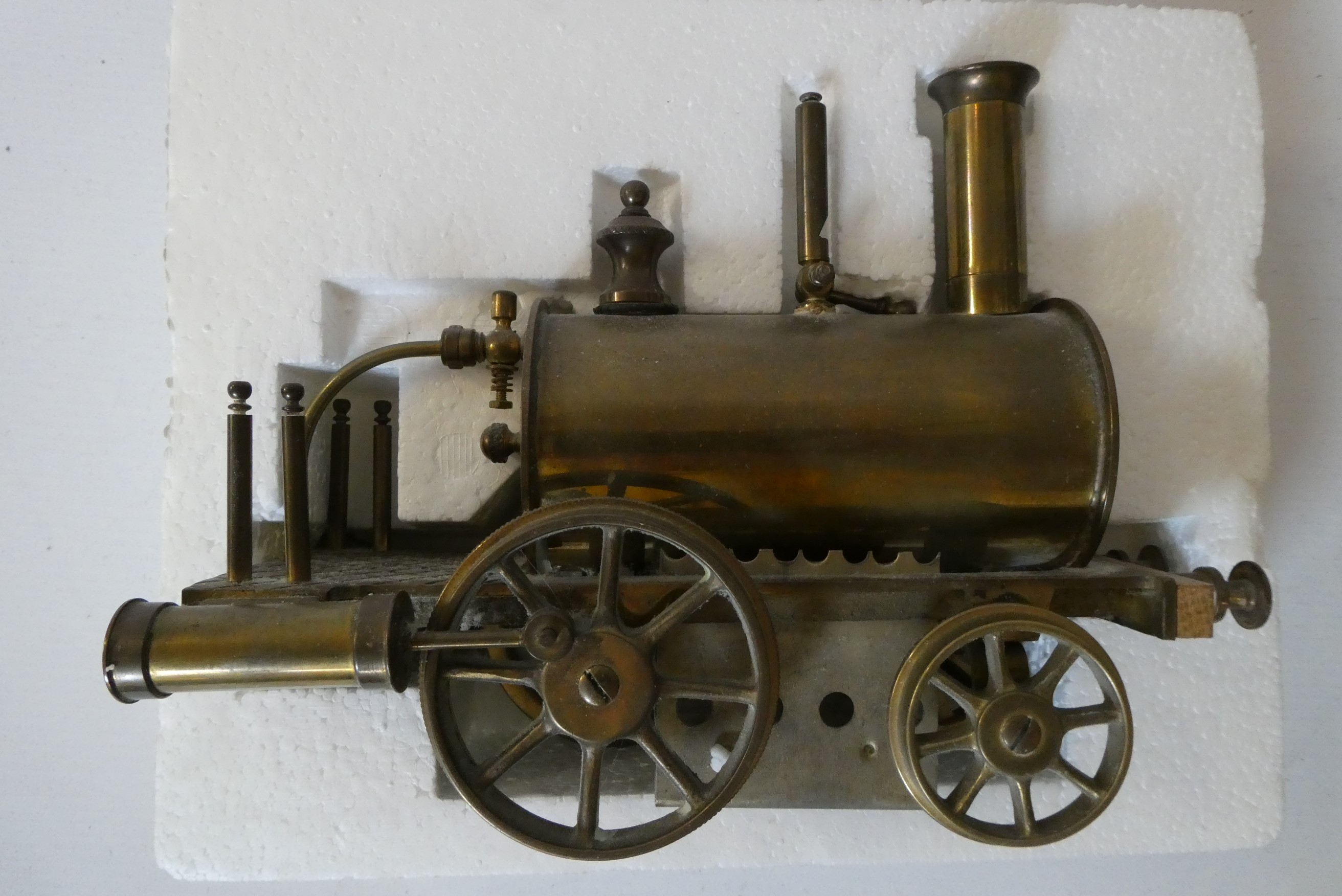 A Maxwell Hemmens 2.5" gauge Birmingham Dribbler, shows no sign of use, brass now has a very Image