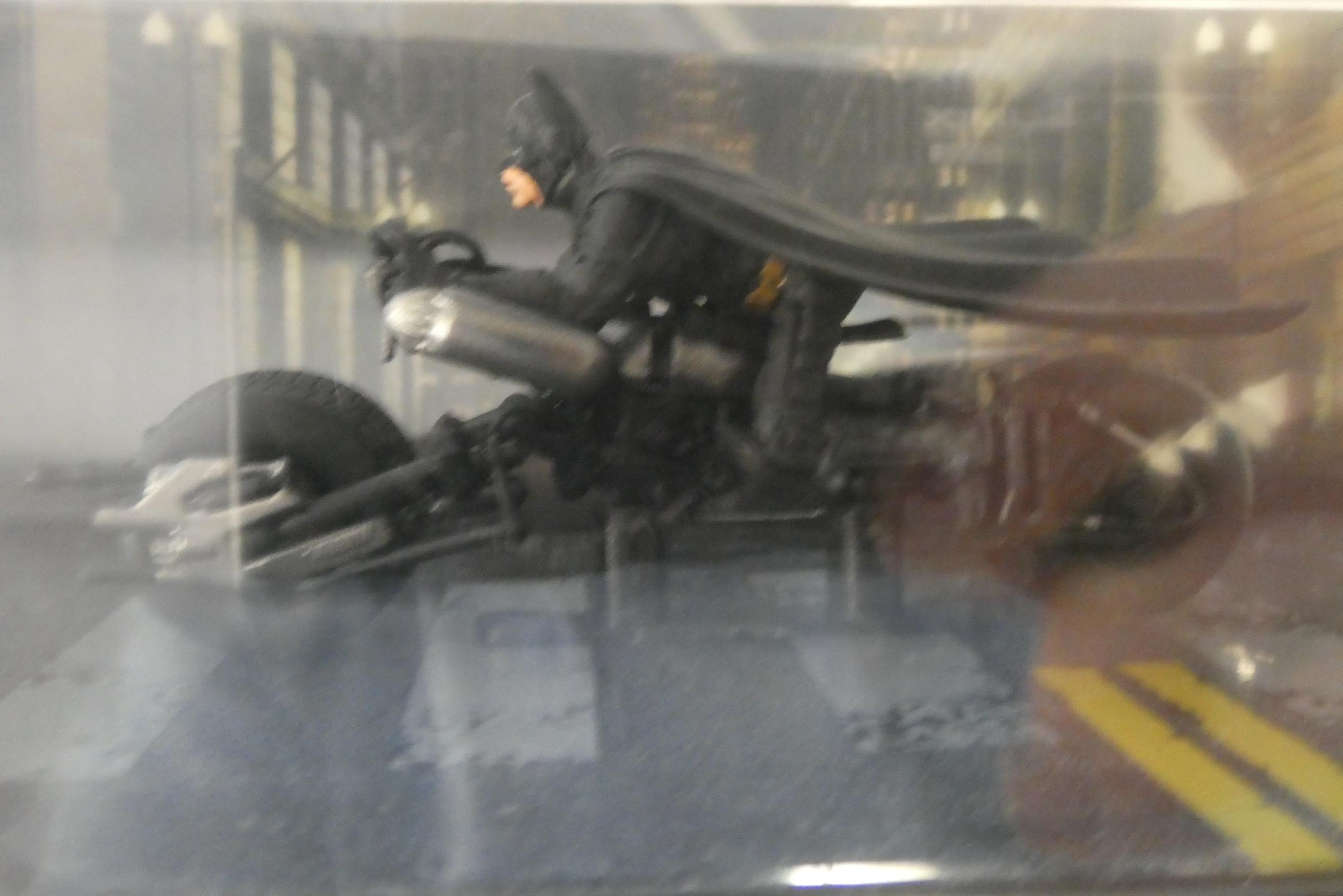 Six Eaglemoss Batman figures and the Dark Knight motorcycles and figure, boxed, excellent (Est. plus Image
