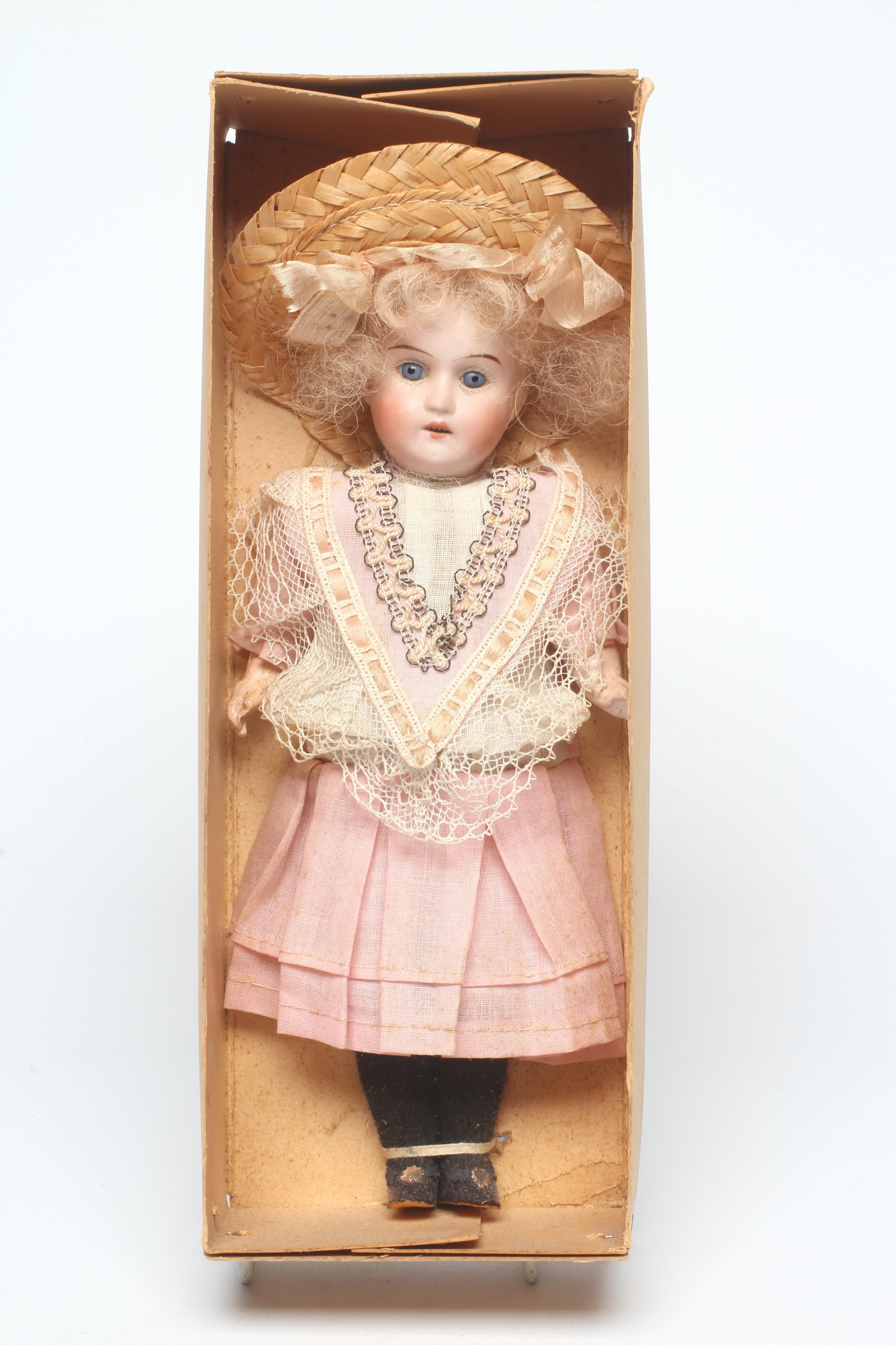A Theodor Recknagel bisque socket head doll Image