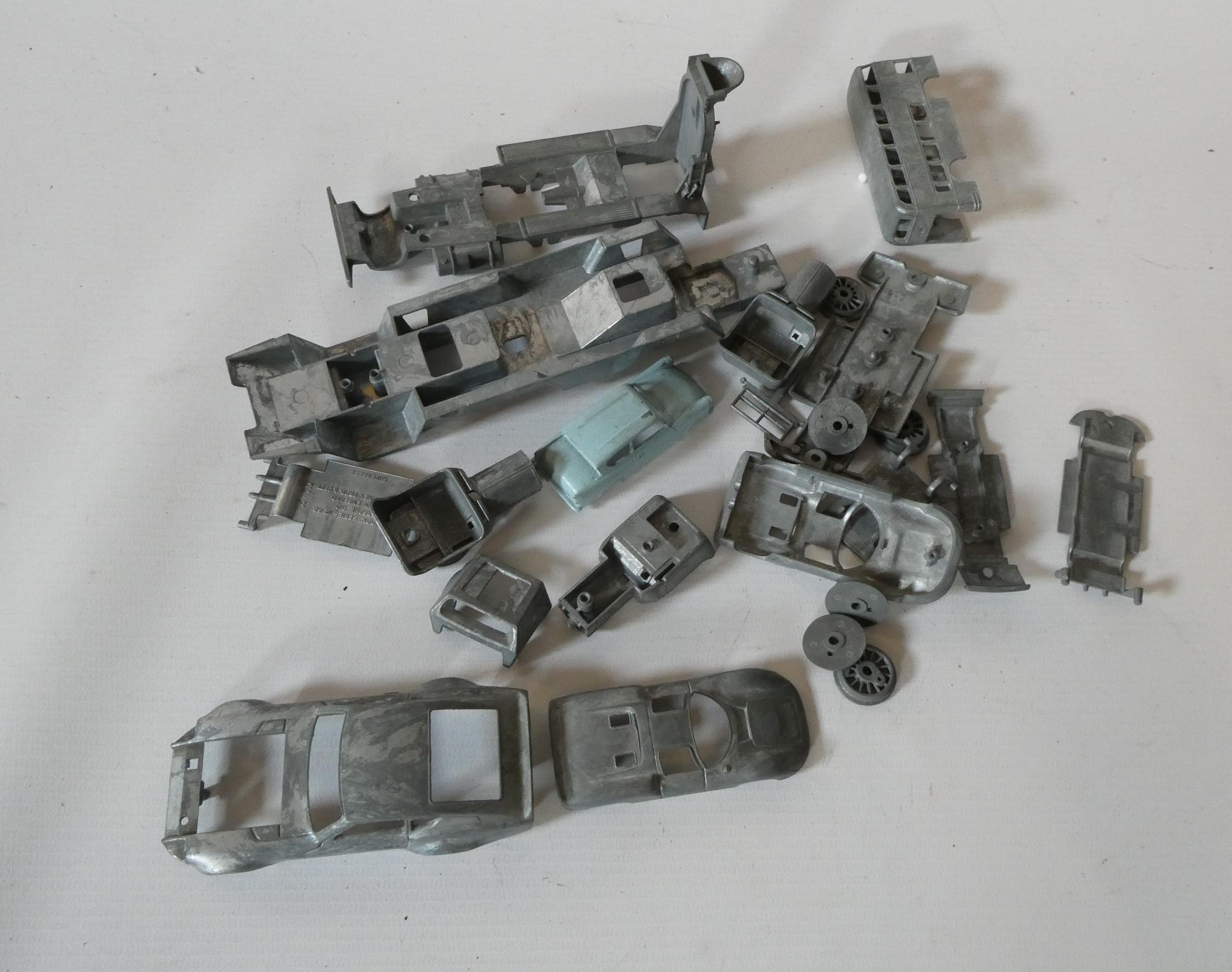 Stripped diecast car castings from Dinky and others (Est. plus 24% premium inc. VAT) Image