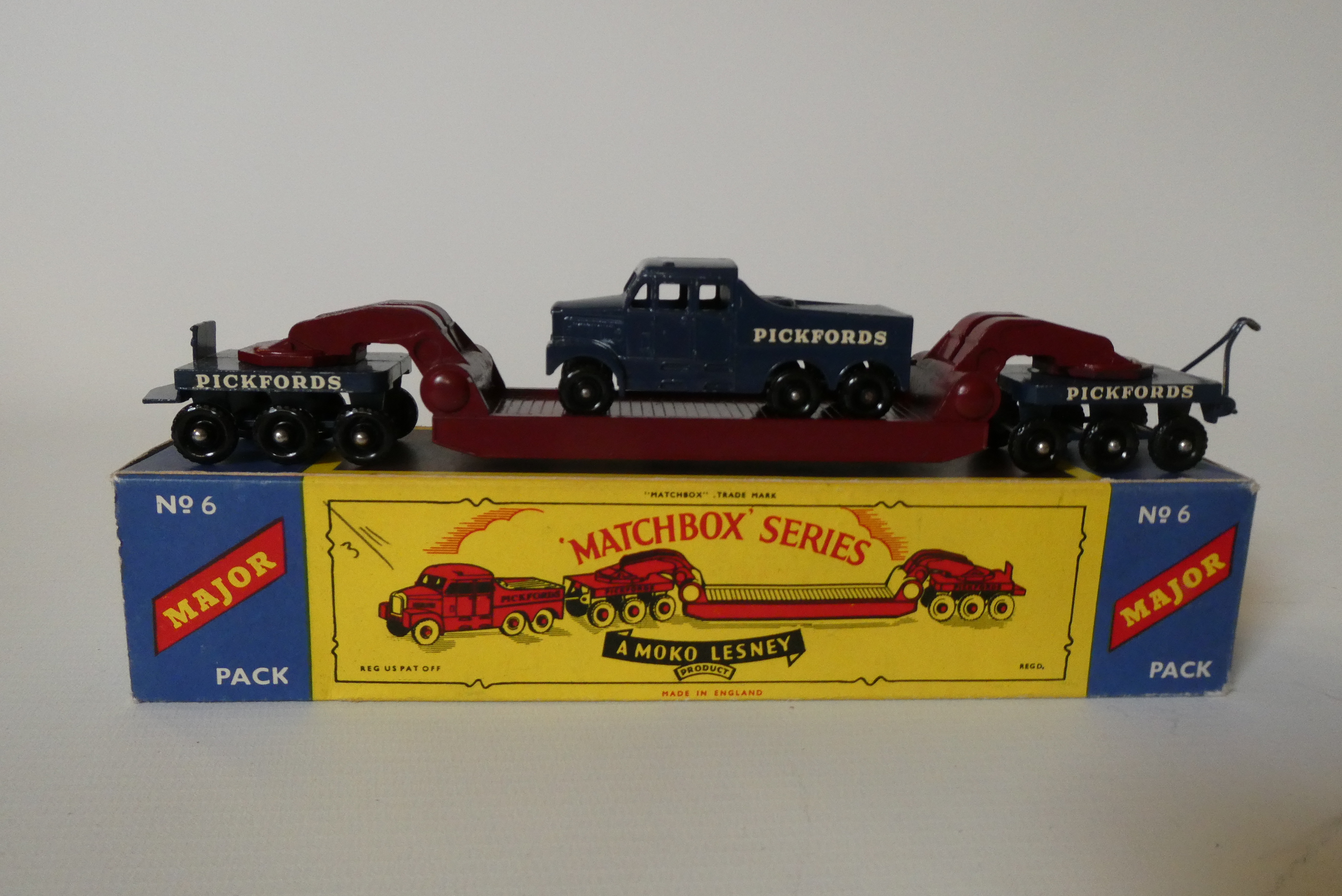 Matchbox Major Pack No6 Pickfords Transporter, box good, model excellent (Est. plus 24% premium inc. Image
