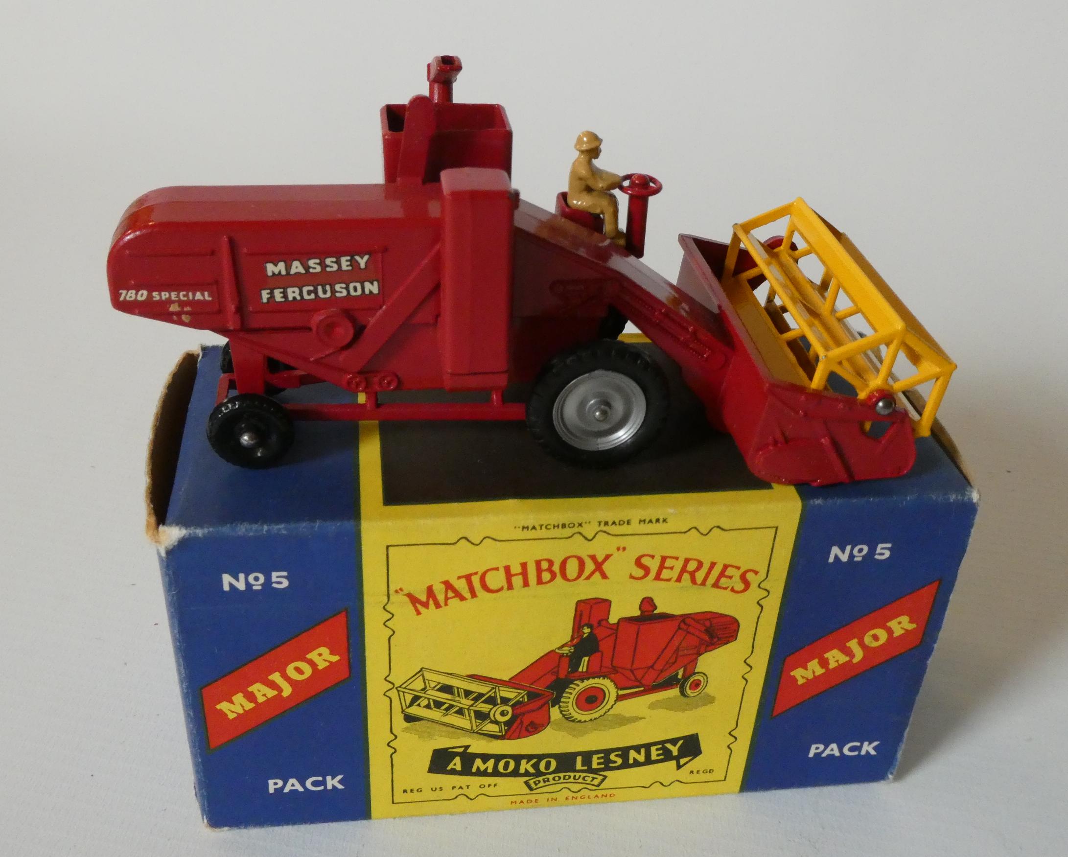 Matchbox Moko Major pack No5 Combine Harvester, box good, model mint (Est. plus 24% premium inc. Image