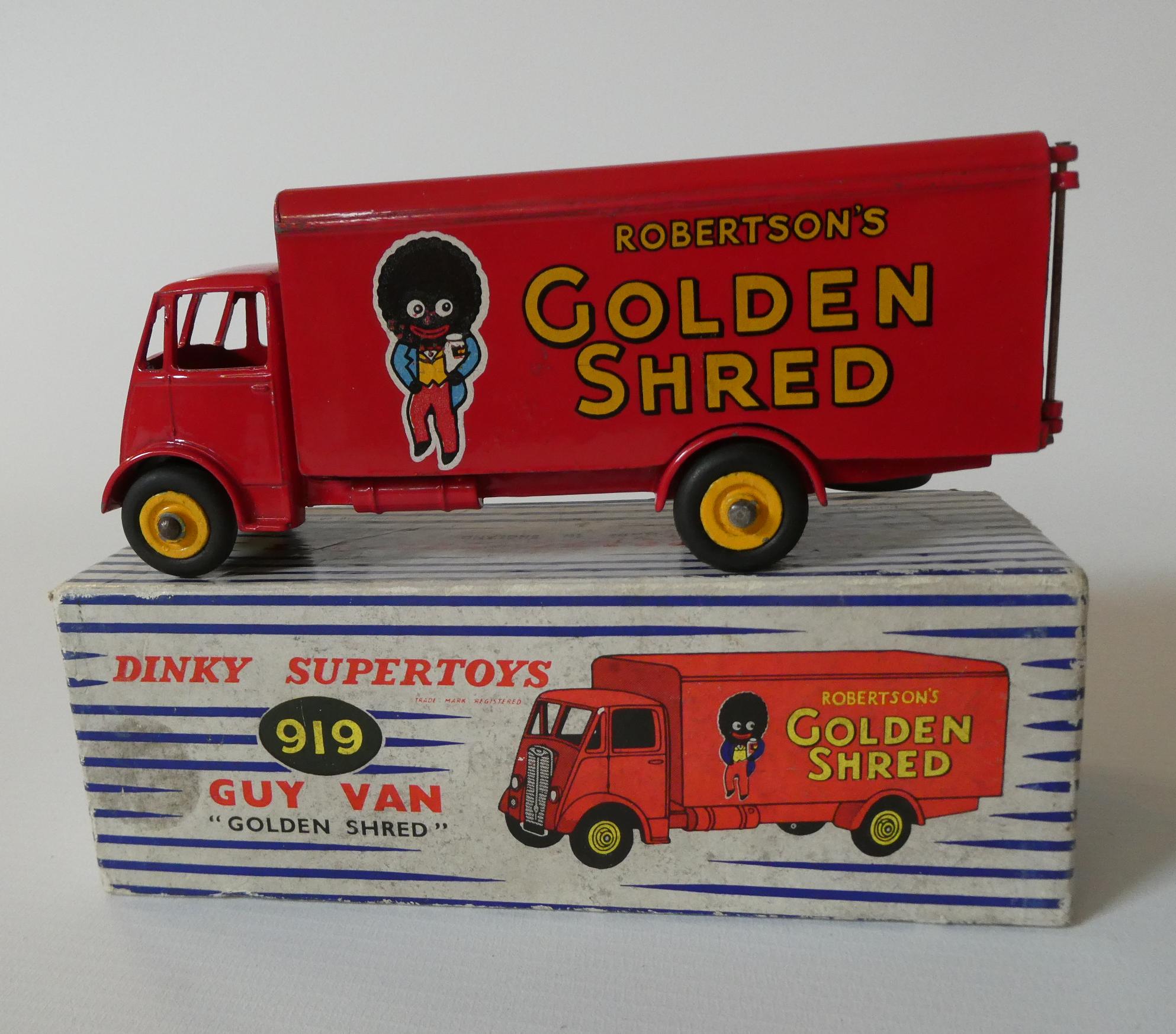 Dinky 919 Guy Van Golden Shred, box fair, model excellent (Est. plus 24% premium inc. VAT) Image
