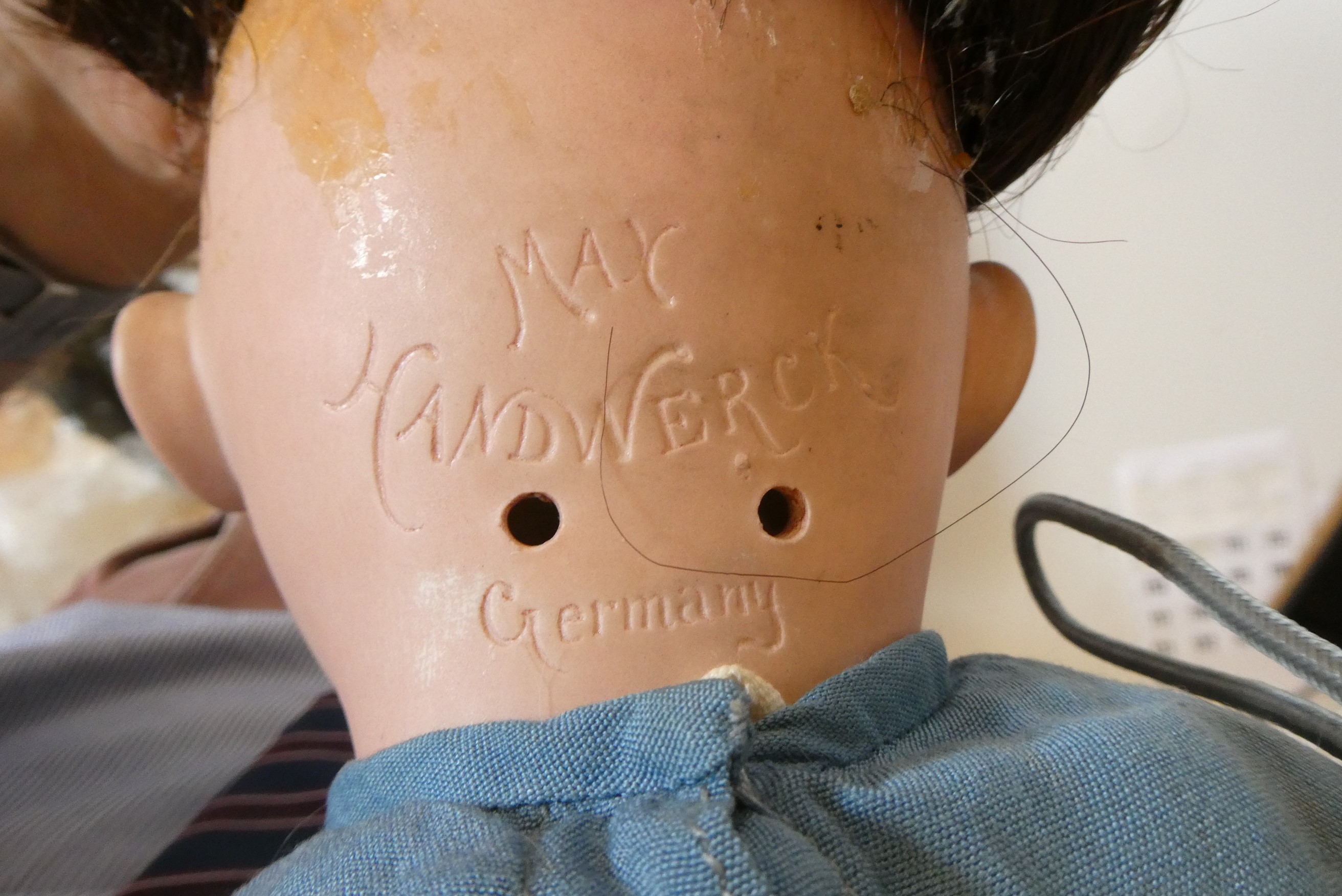 A Max Handwerck bisque socket head doll Image