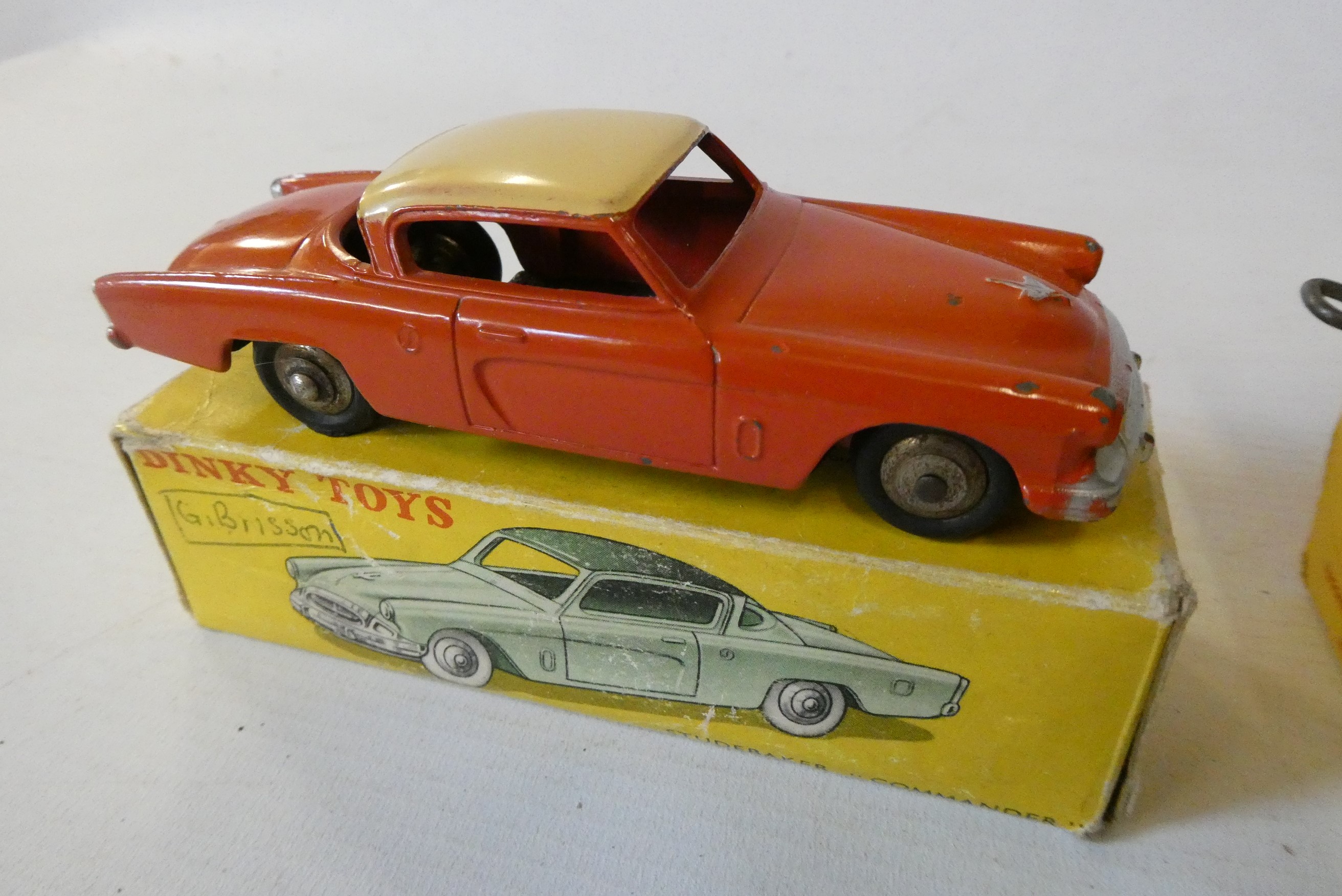 Dinky 428 Trailer and 24Y Studebaker, both items boxed, good (Est. plus 24% premium inc. VAT) Image