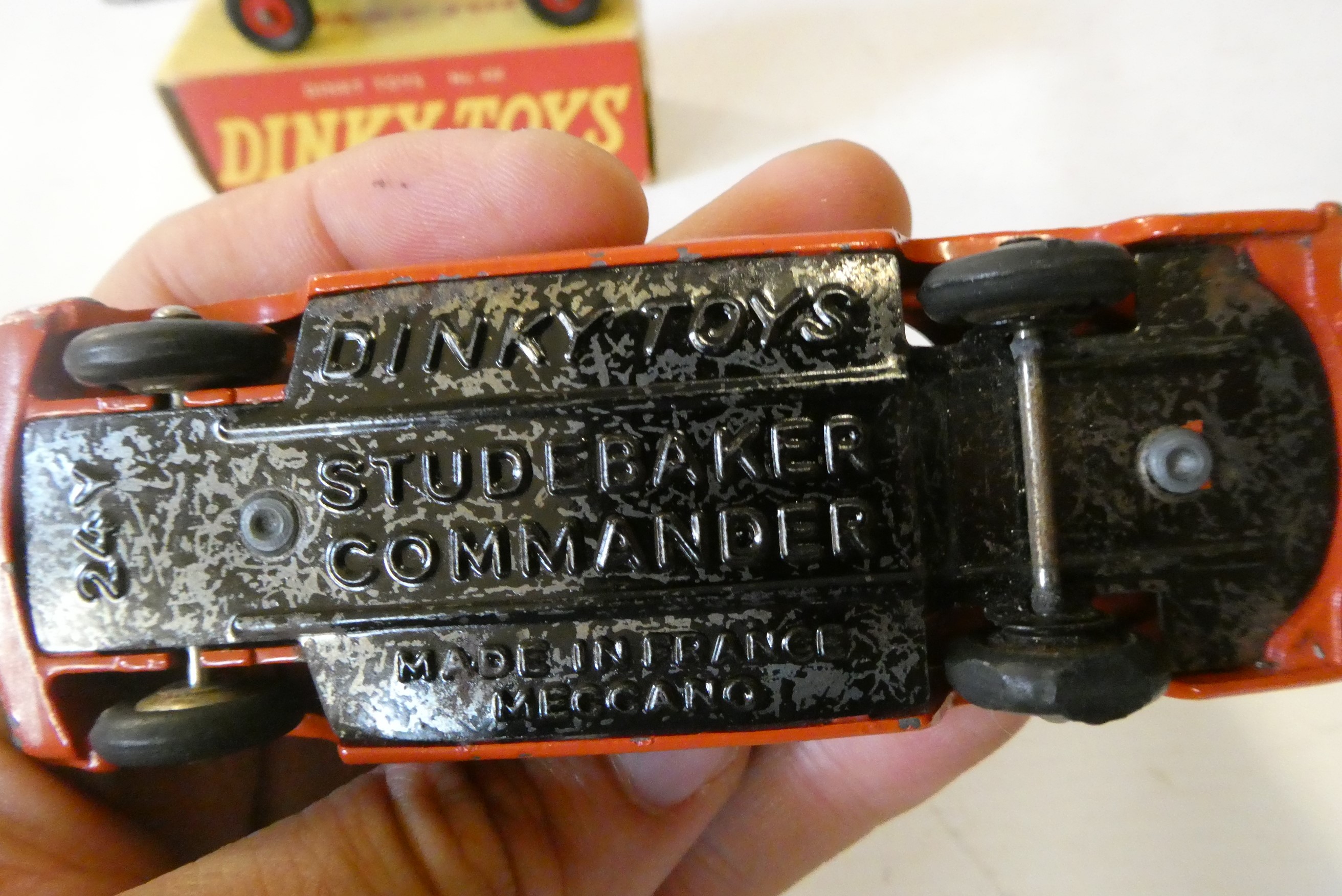 Dinky 428 Trailer and 24Y Studebaker, both items boxed, good (Est. plus 24% premium inc. VAT) Image