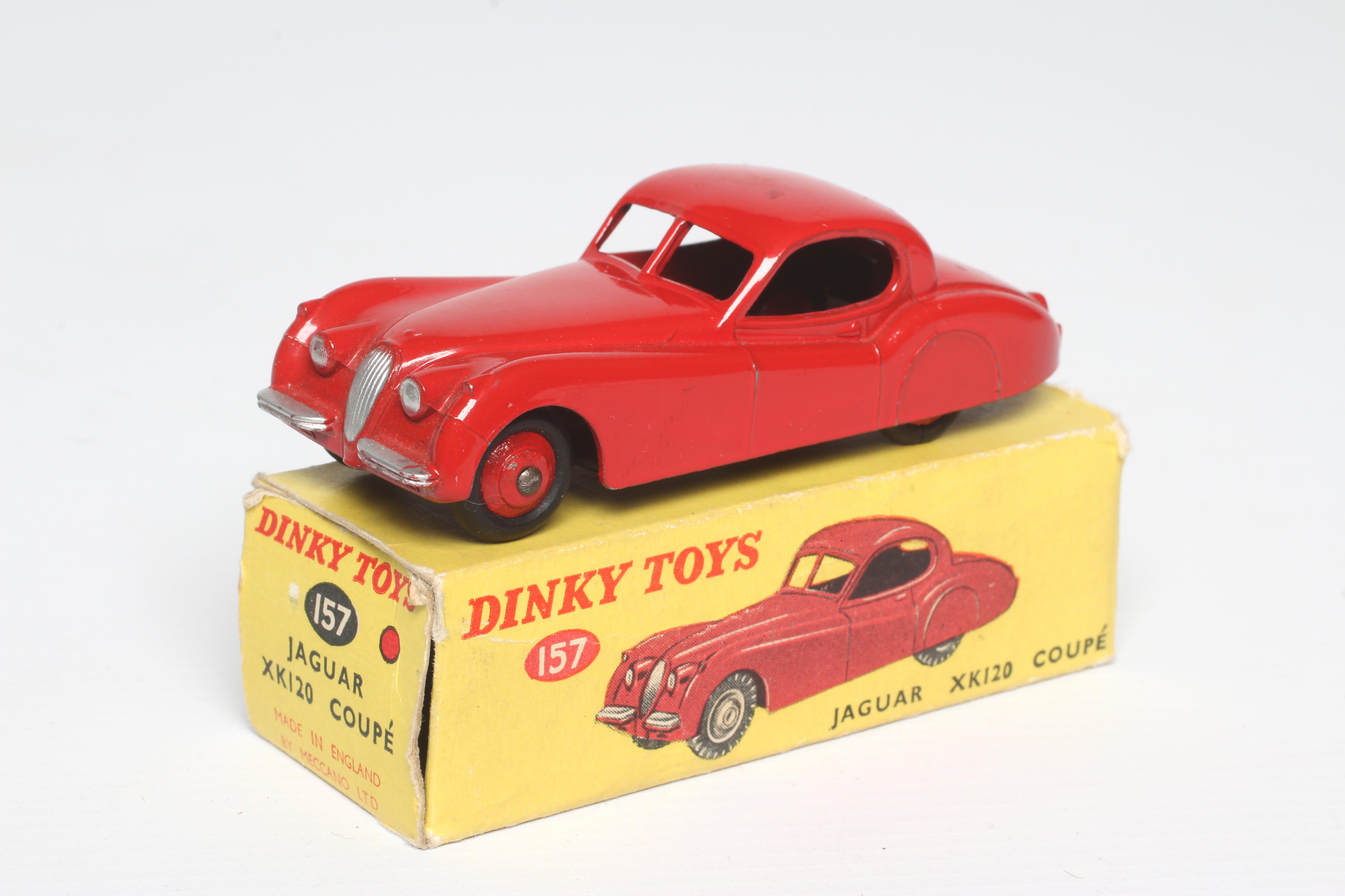 Dinky Jaguar XK120, box faulty, car good (Est. plus 24% premium inc. VAT) Image