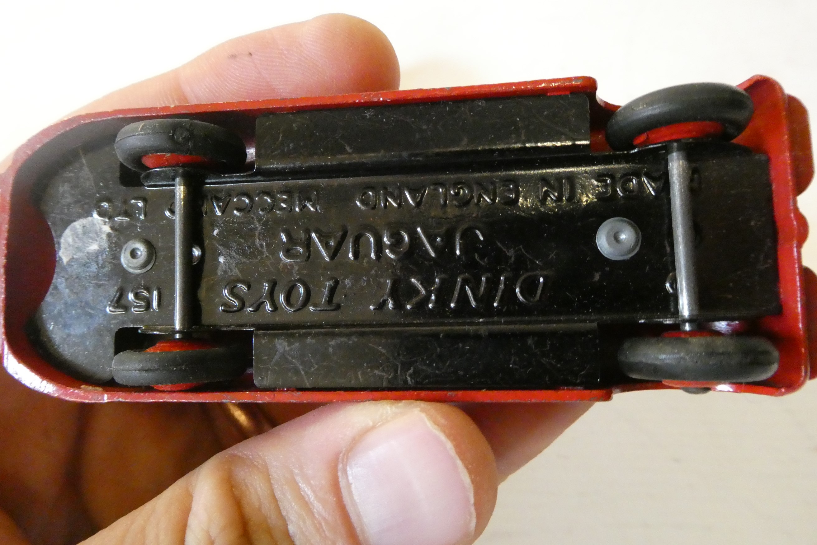 Dinky Jaguar XK120, box faulty, car good (Est. plus 24% premium inc. VAT) Image