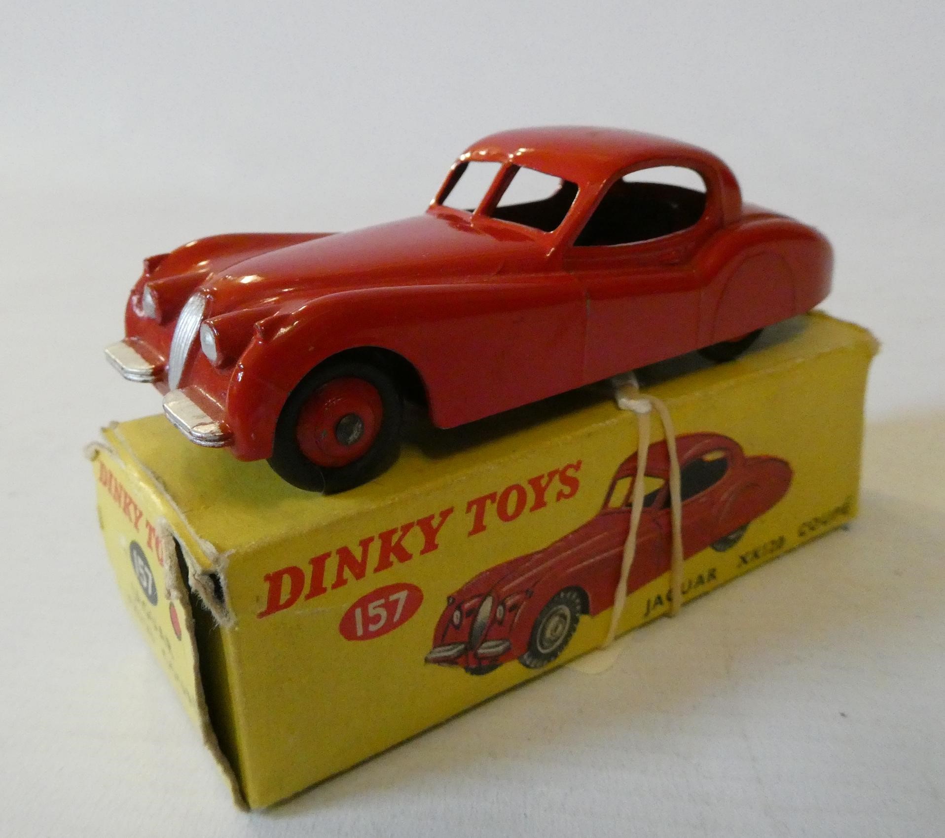 Dinky Jaguar XK120, box faulty, car good (Est. plus 24% premium inc. VAT) Image