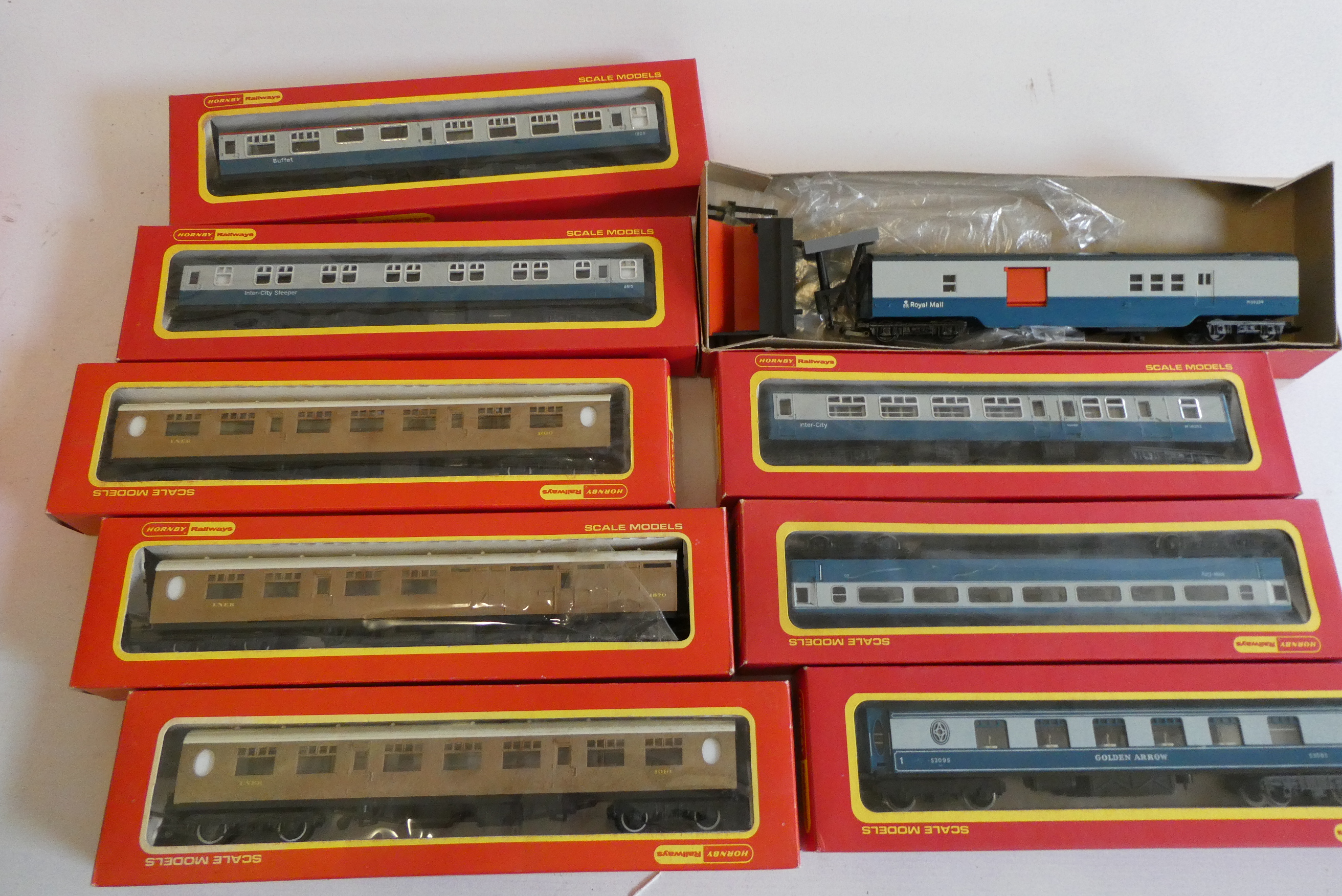 Hornby Margate passenger and goods rolling stock including LNER Teak coaches Image