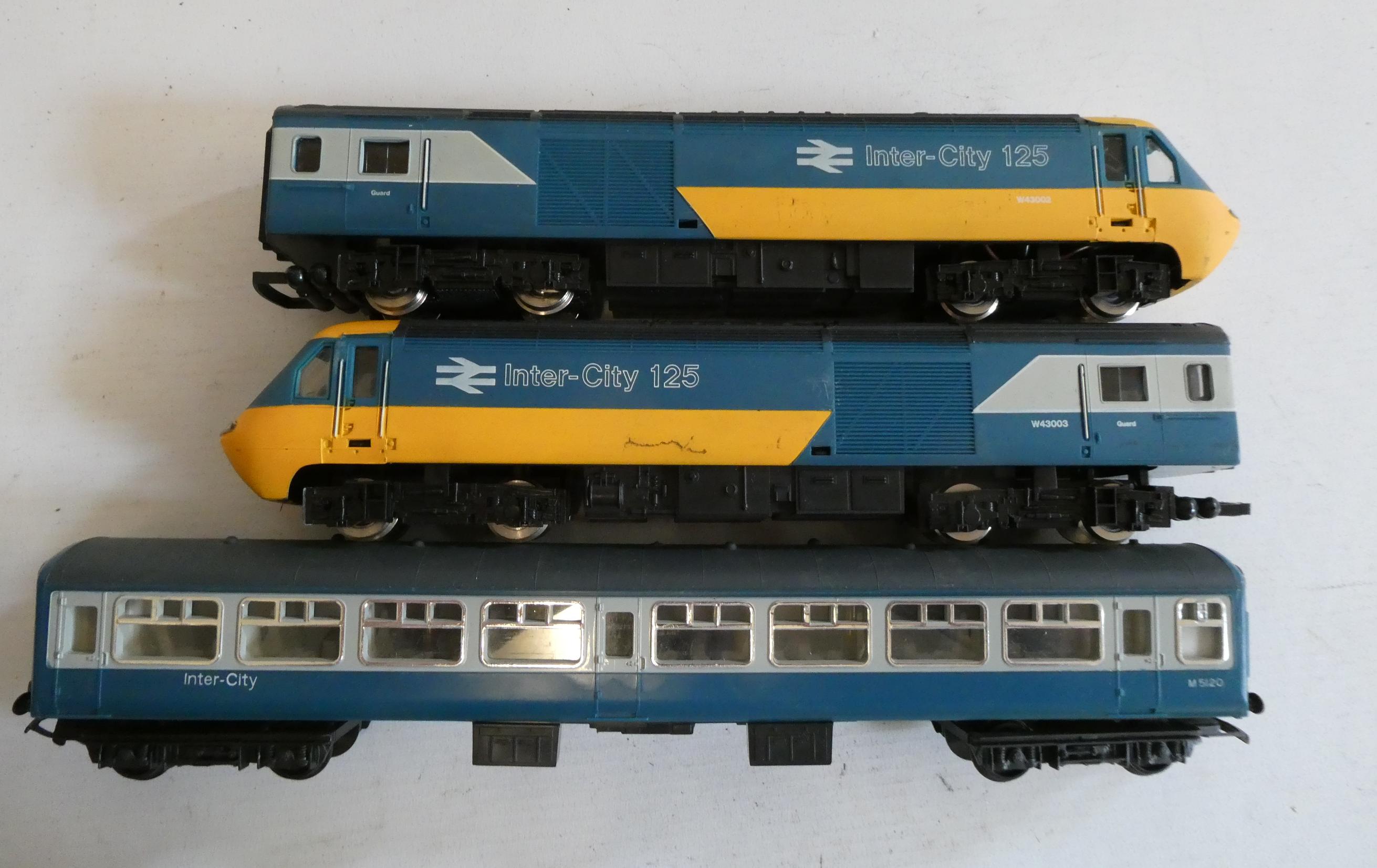 Hornby Margate InterCity 125 and one BR blue coach, fair (Est. plus 24% premium inc. VAT) Image