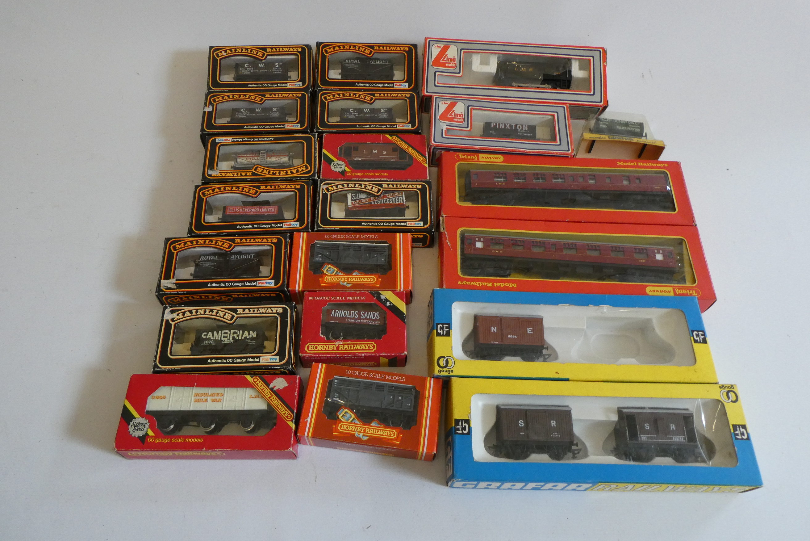 Boxed and unboxed goods and passenger rolling stock by Mainline Image