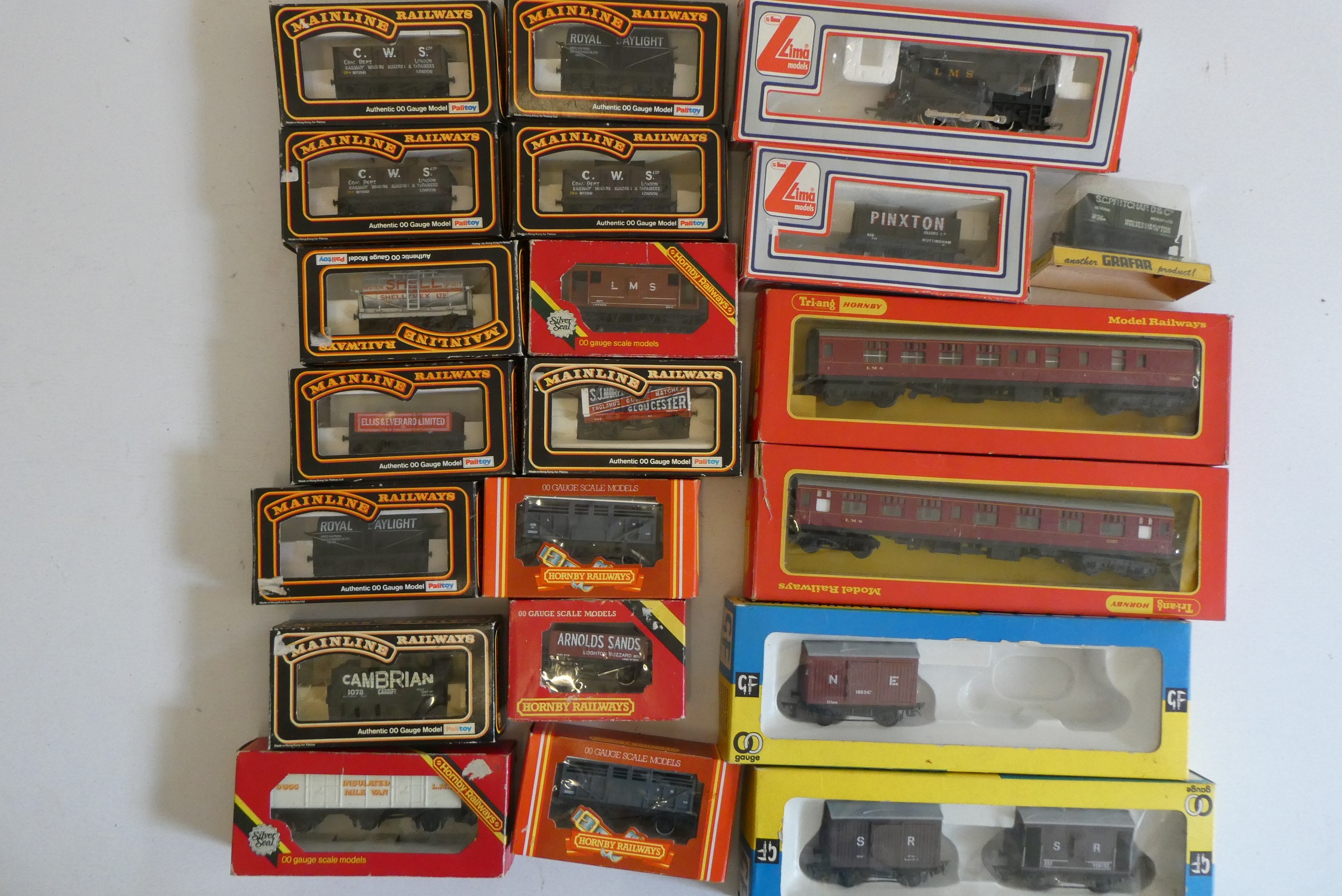 Boxed and unboxed goods and passenger rolling stock by Mainline Image