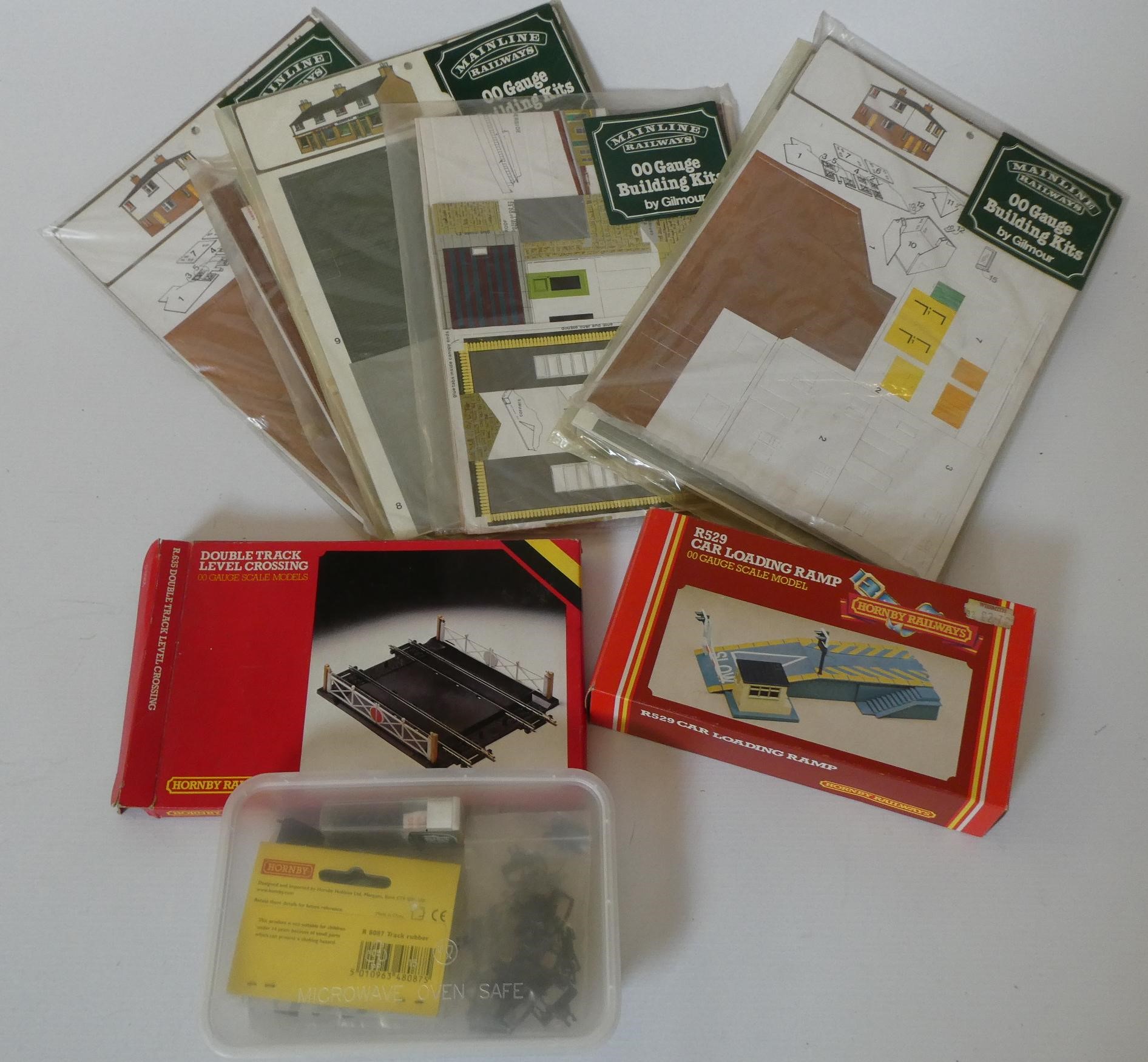 Airfix trackside accessory kits including buildings and infrastructure and Mainline cardboard Image