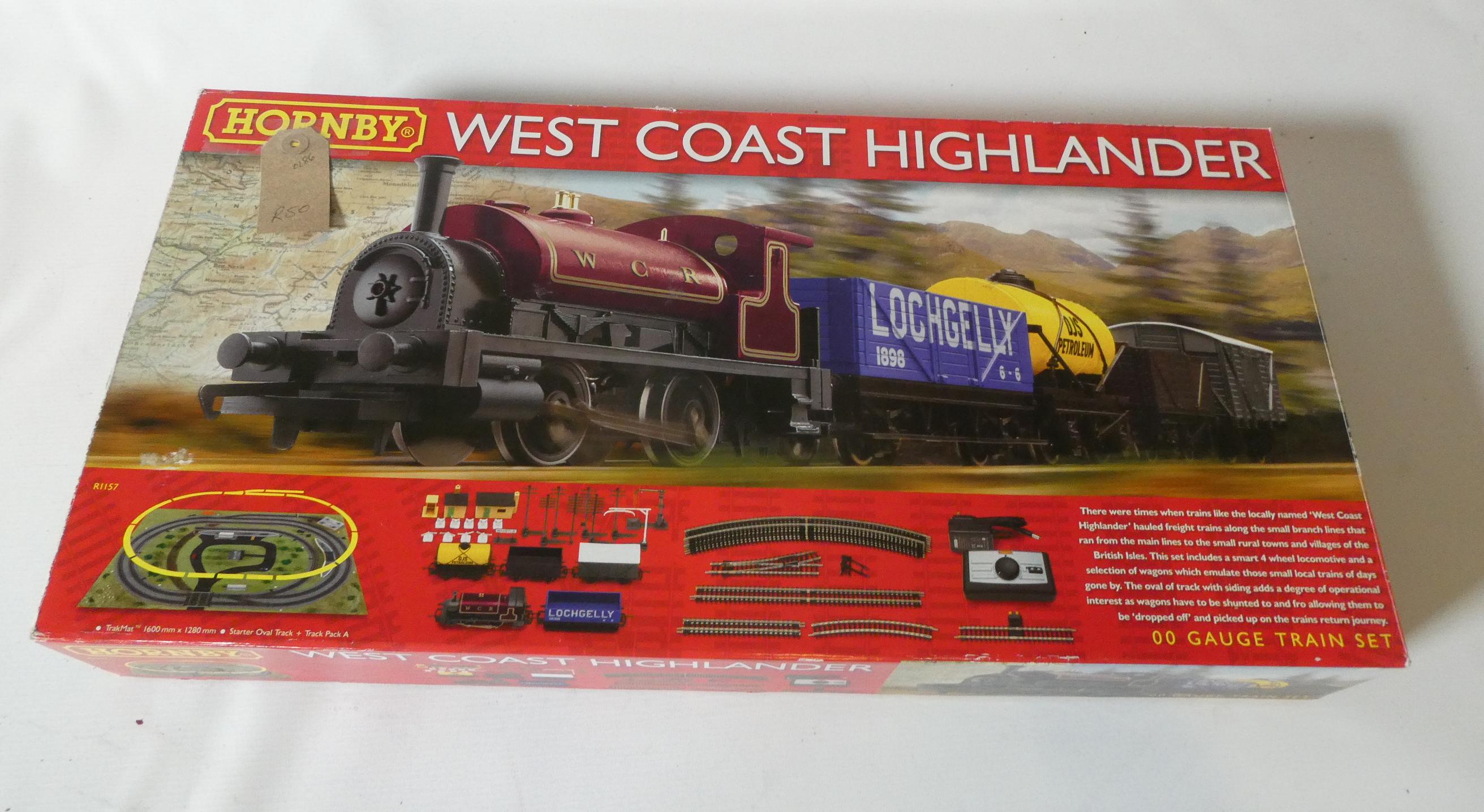Hornby Train Set West Coast Highlander, boxed, excellent to mint (Est. plus 24% premium inc. VAT) Image
