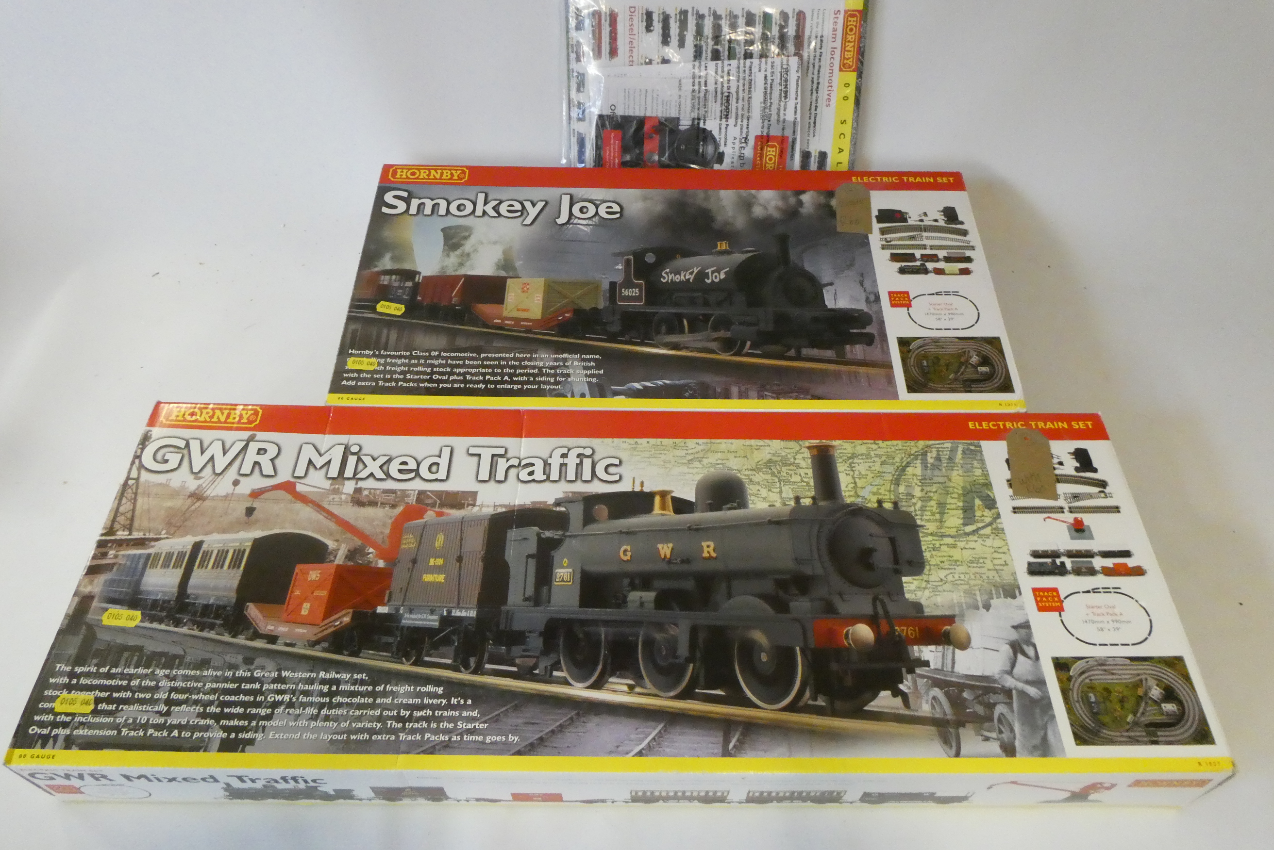 Hornby GWR mixed traffic train set and Smokey Joe Train set, boxed, good to excellent (Est. plus 24% Image
