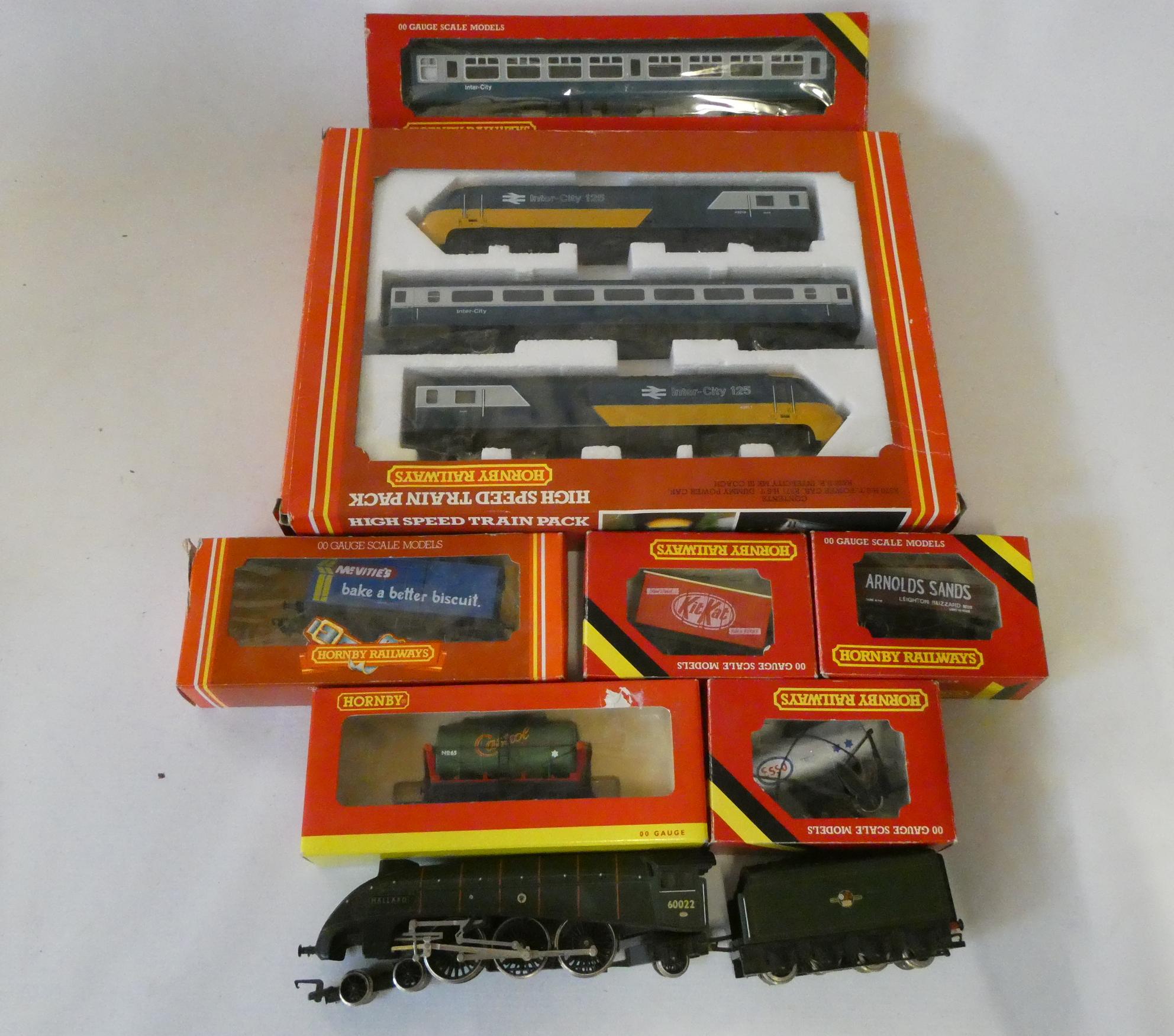 Hornby Margate Intercity 125 train pack, excellent, and a Hornby Margate A4 Mallard locomotive Image